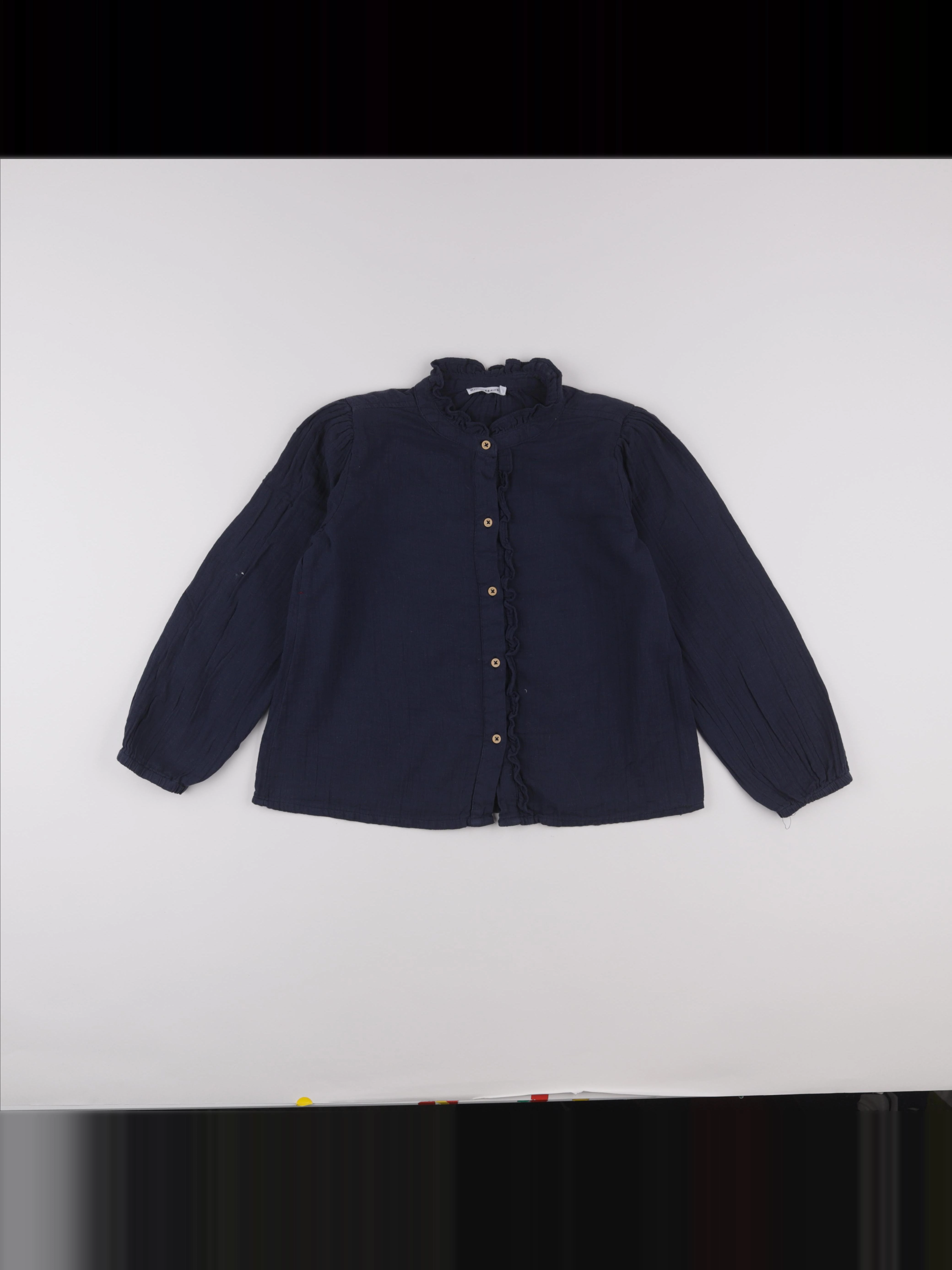 Monoprix - chemise bleu - 10 ans