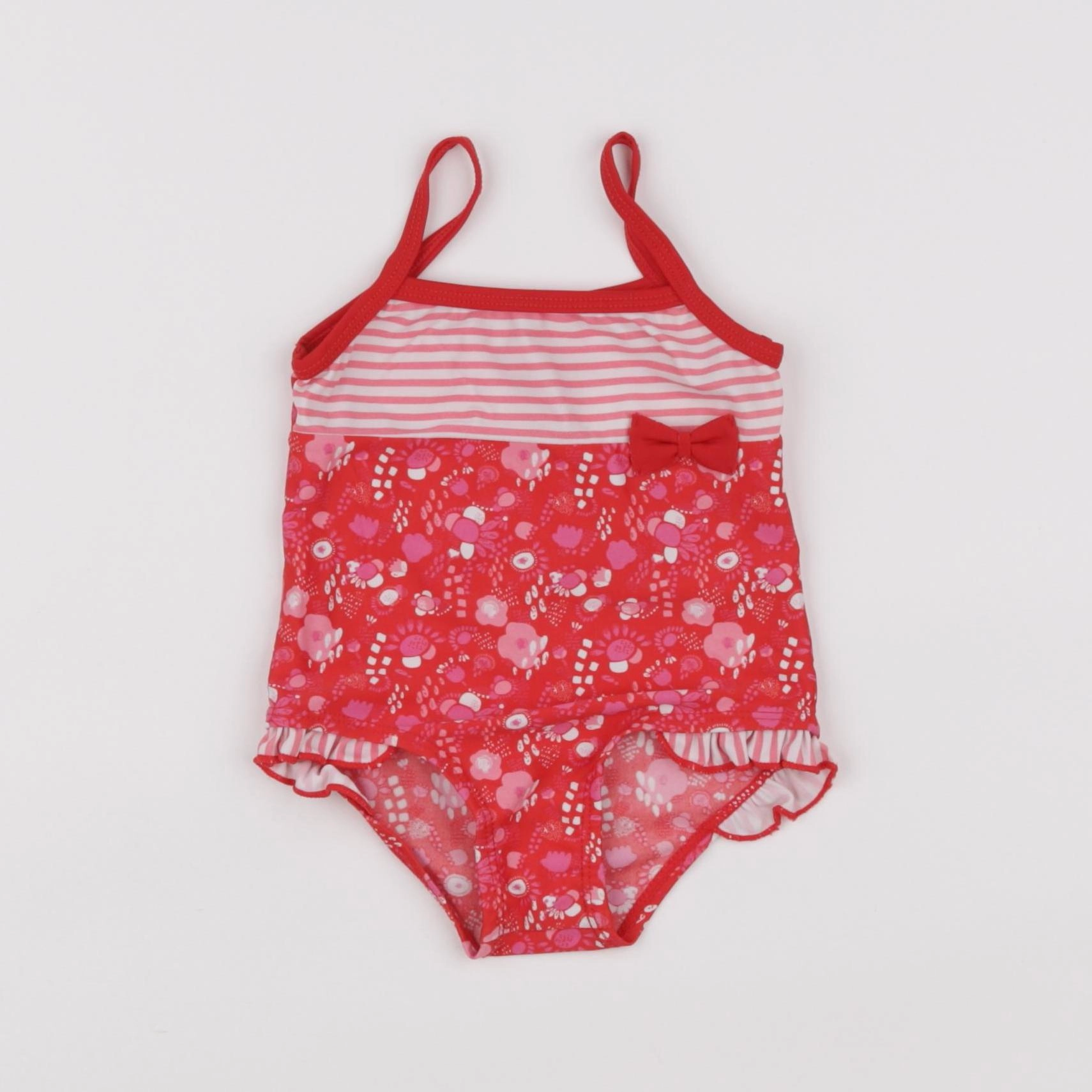 Vertbaudet - maillot de bain multicolore - 6/9 mois
