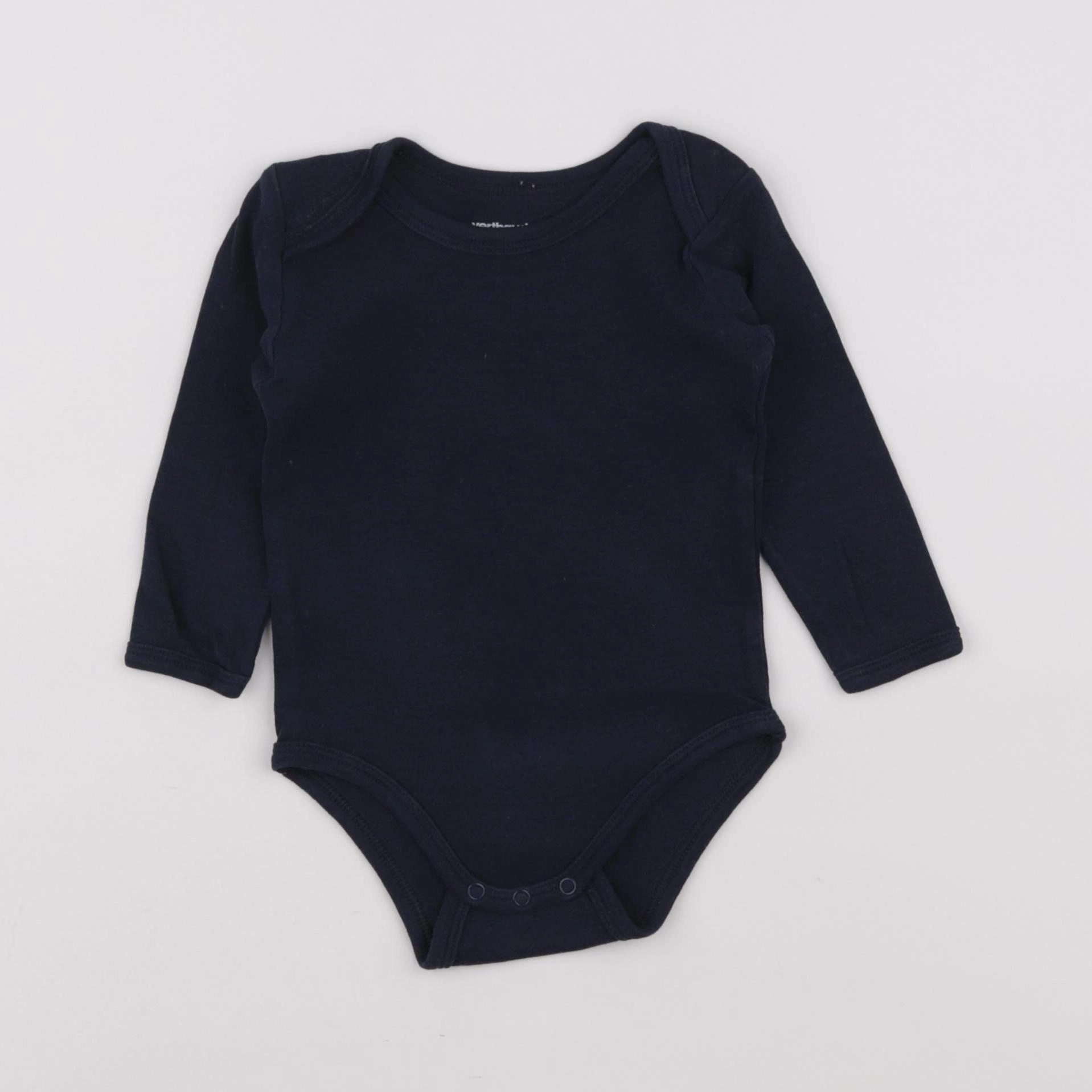 Vertbaudet - body bleu - 12 mois