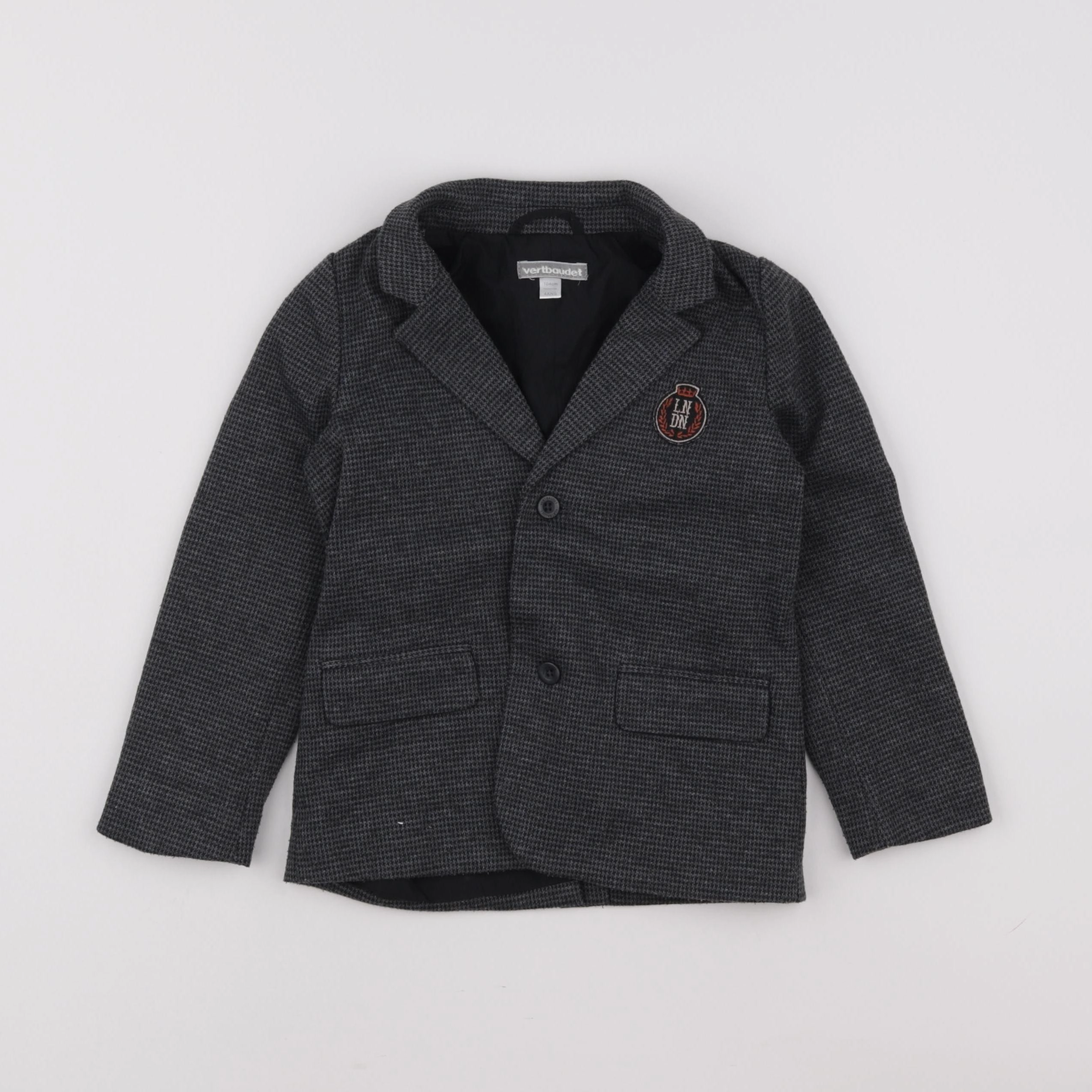Vertbaudet - veste gris - 4 ans
