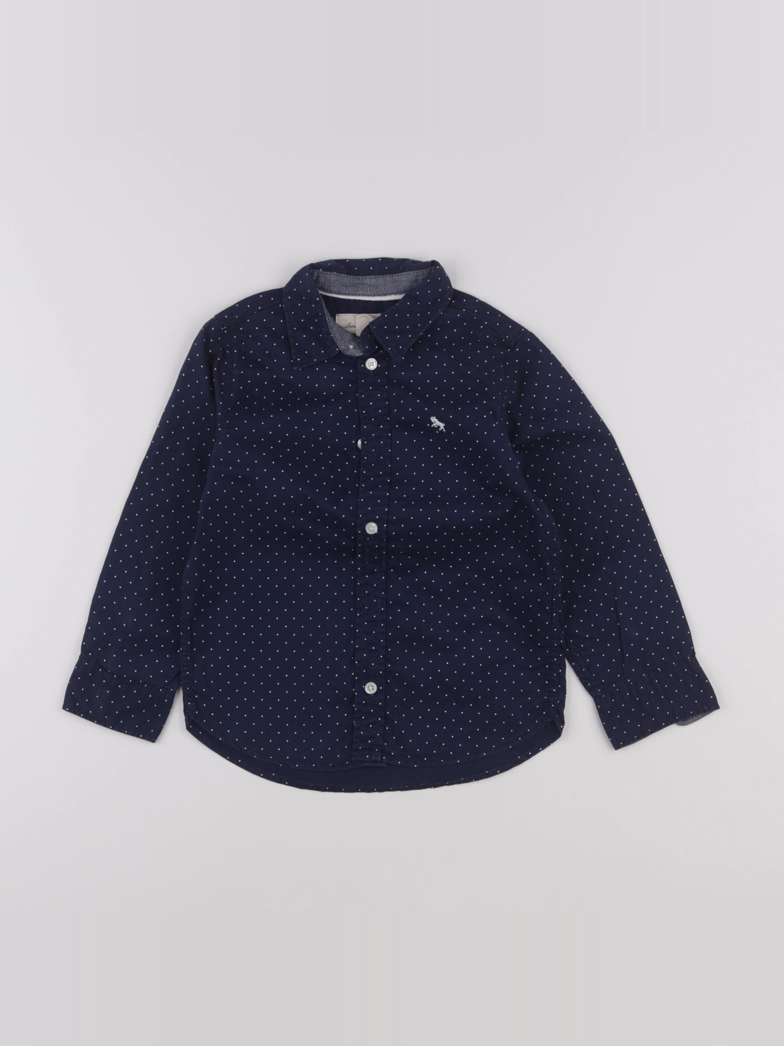 H&M - chemise bleu - 4/5 ans