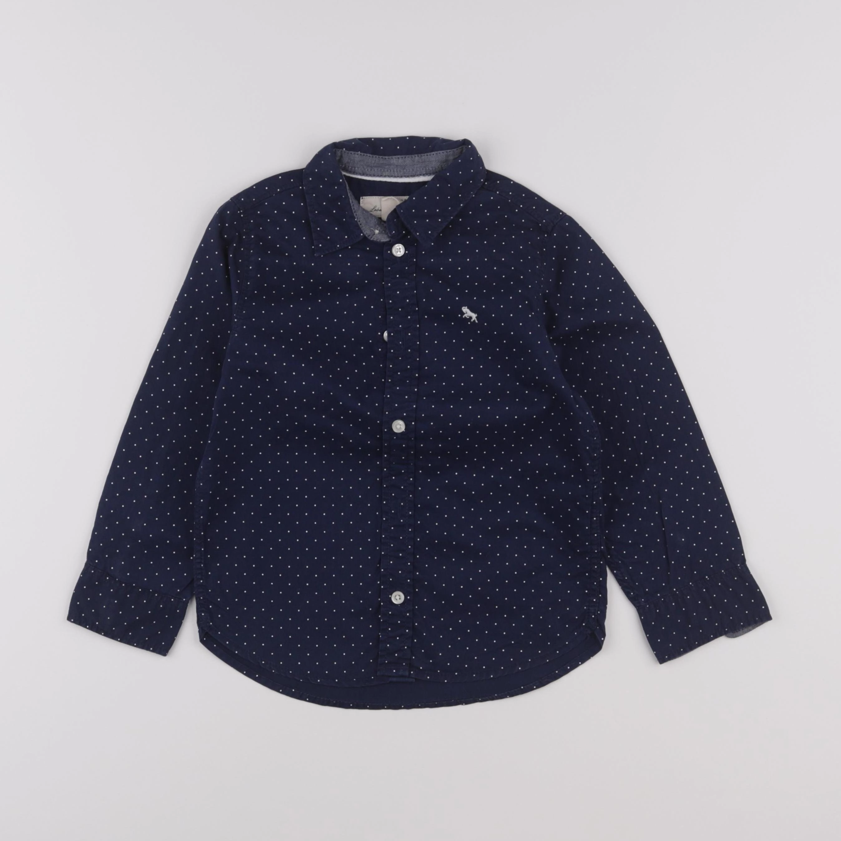 H&M - chemise bleu - 4/5 ans