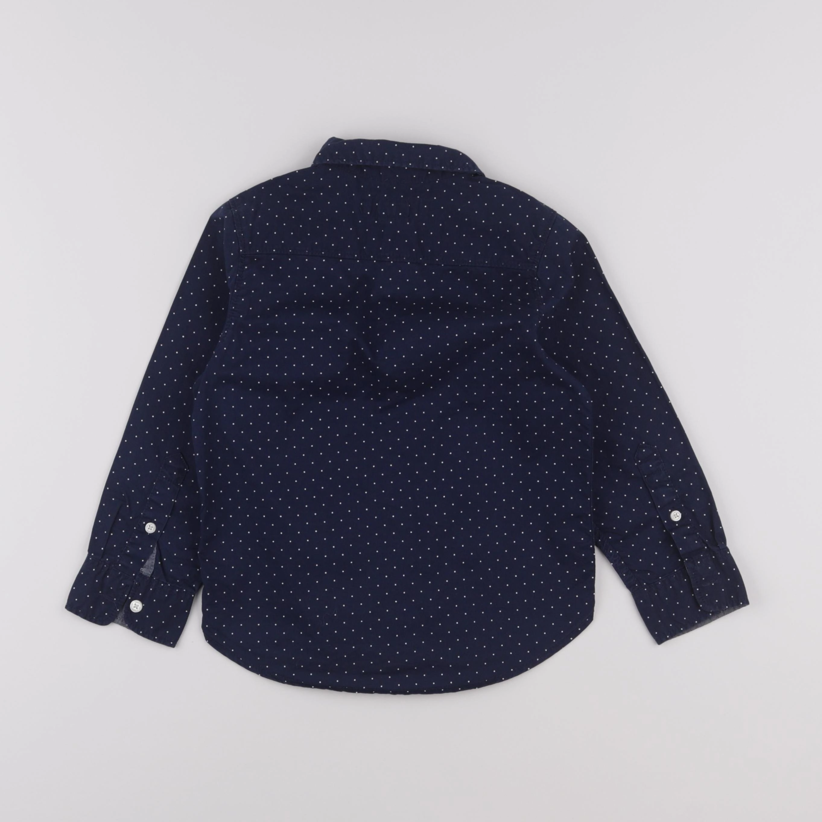 H&M - chemise bleu - 4/5 ans