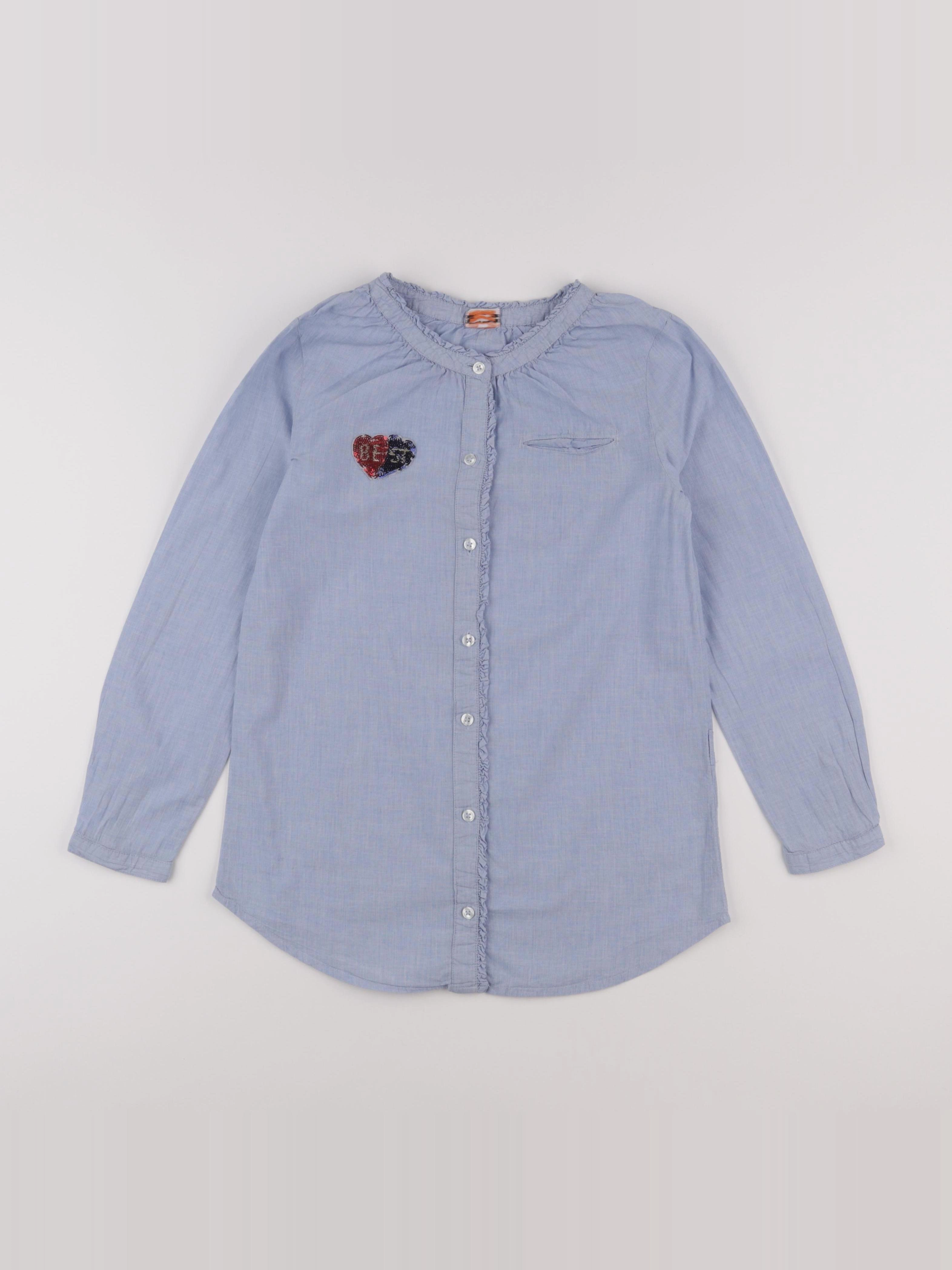 Tape à l'oeil - chemise bleu - 10 ans