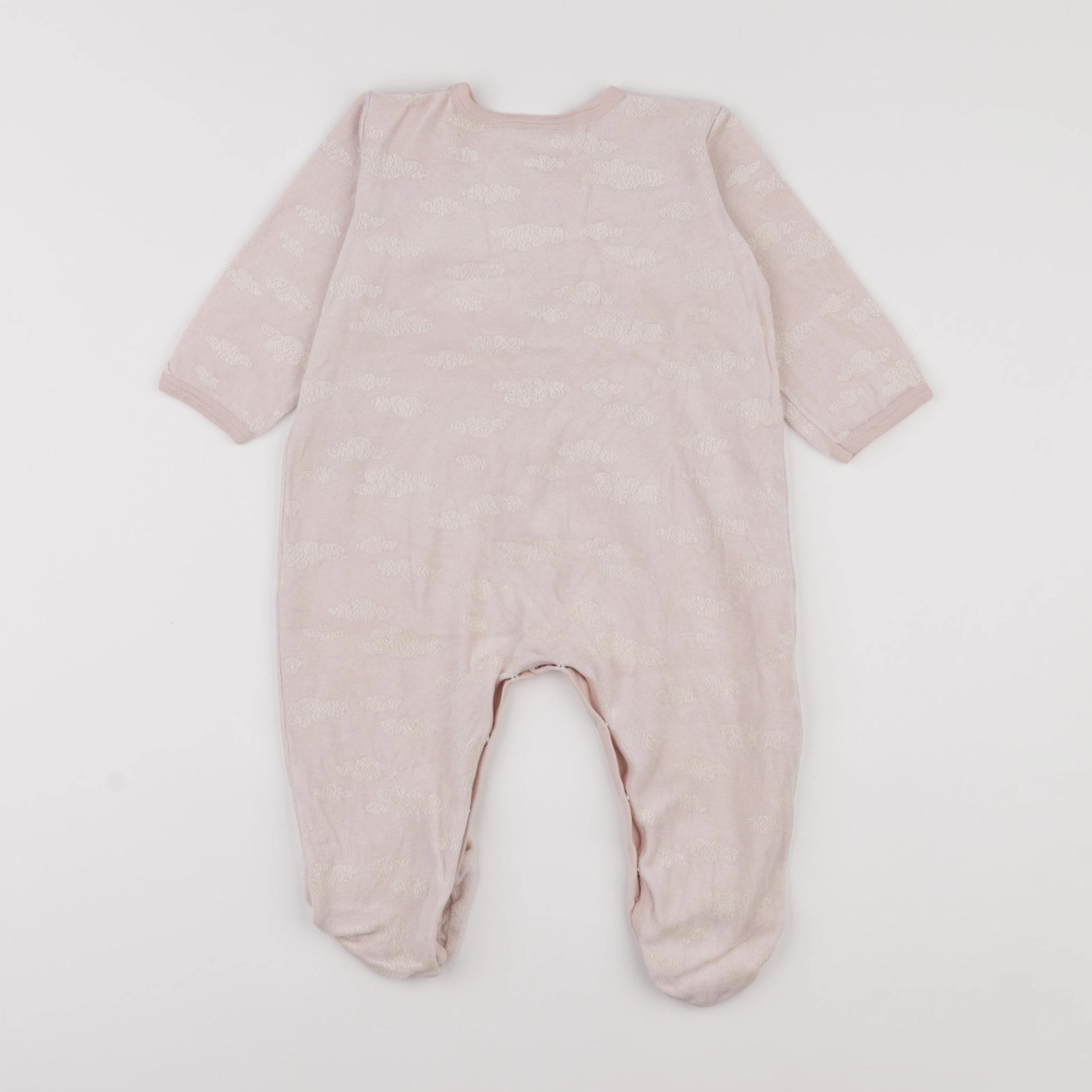 Petit Bateau - pyjama velours rose - 18 mois