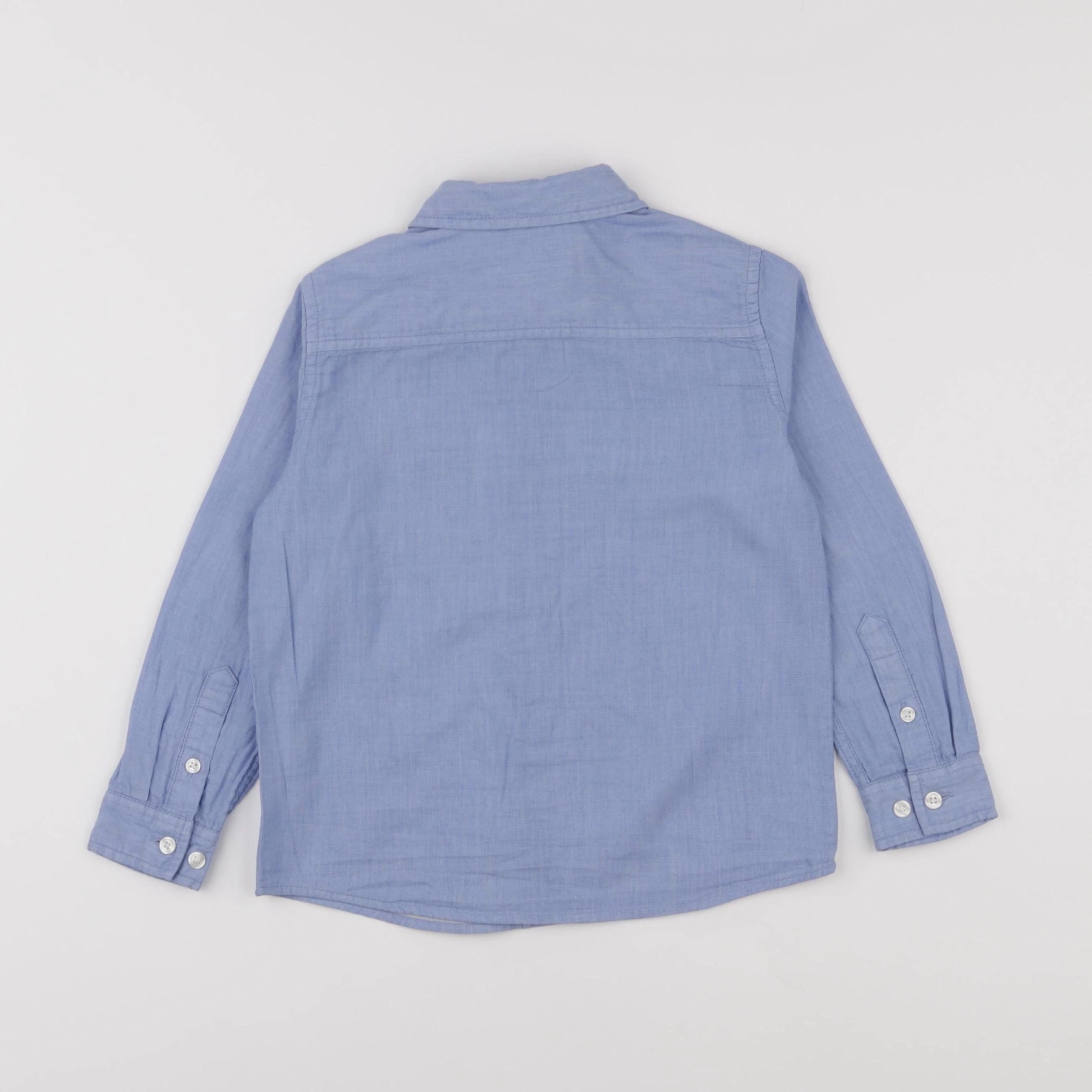 Cyrillus - chemise bleu - 4 ans