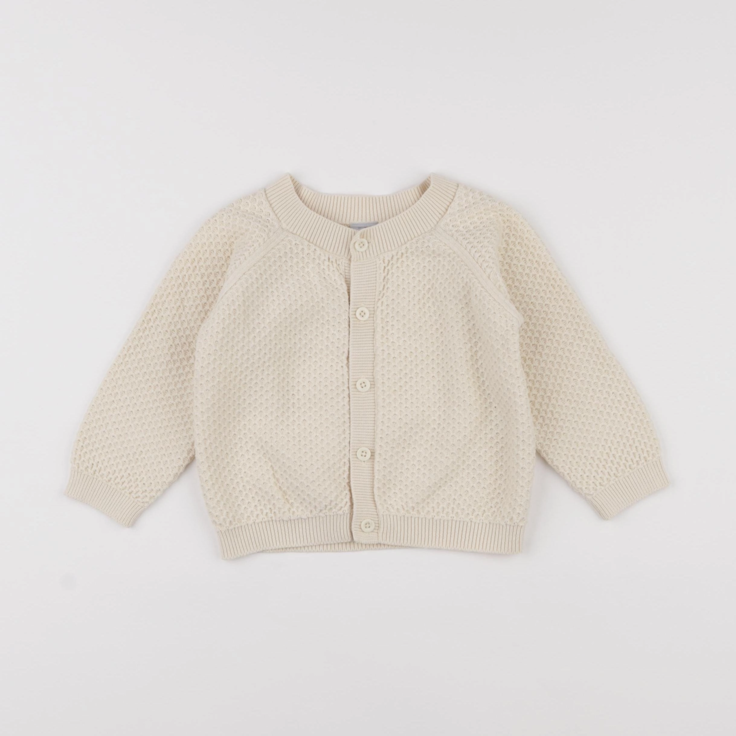 Petit Bateau - gilet beige - 18 mois