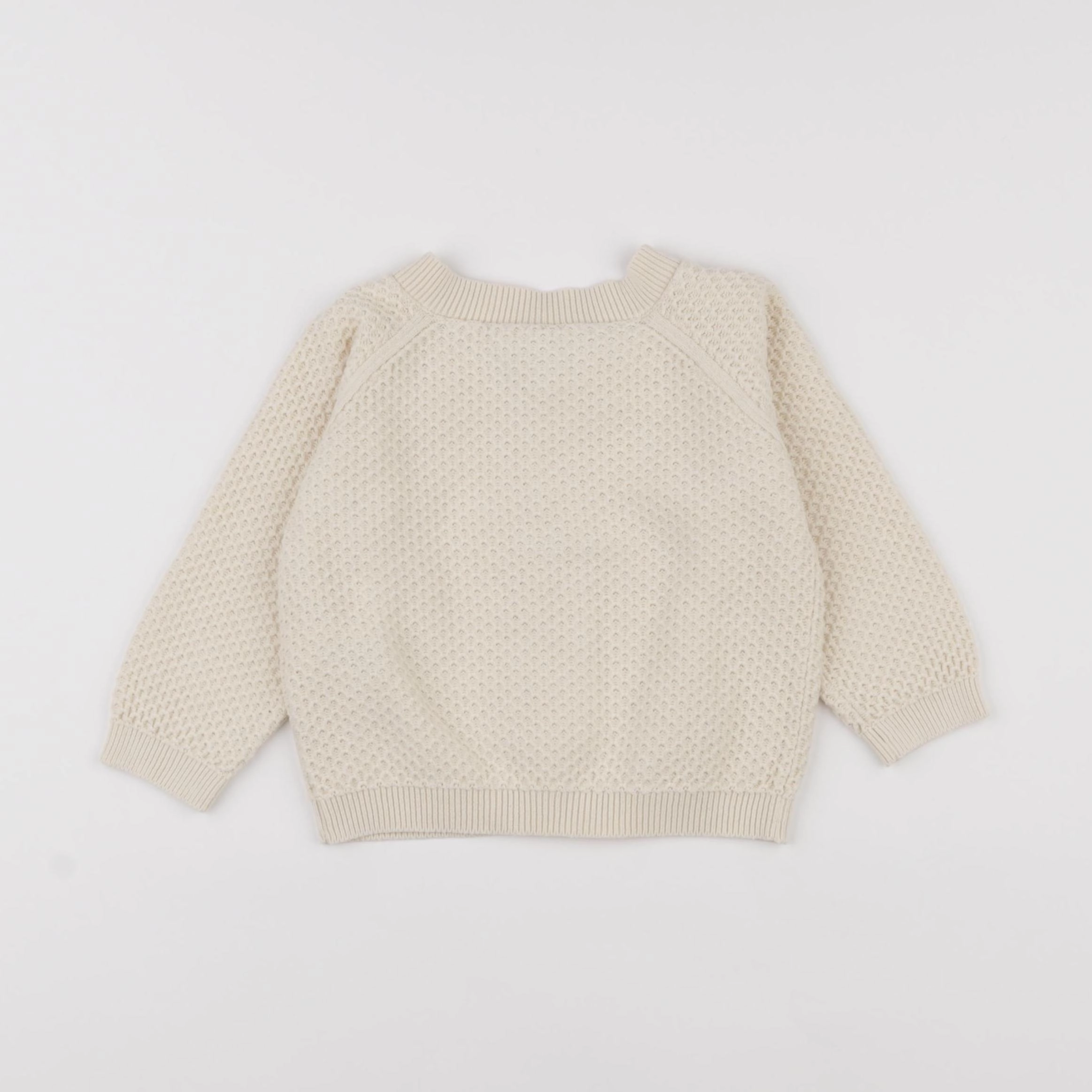 Petit Bateau - gilet beige - 18 mois