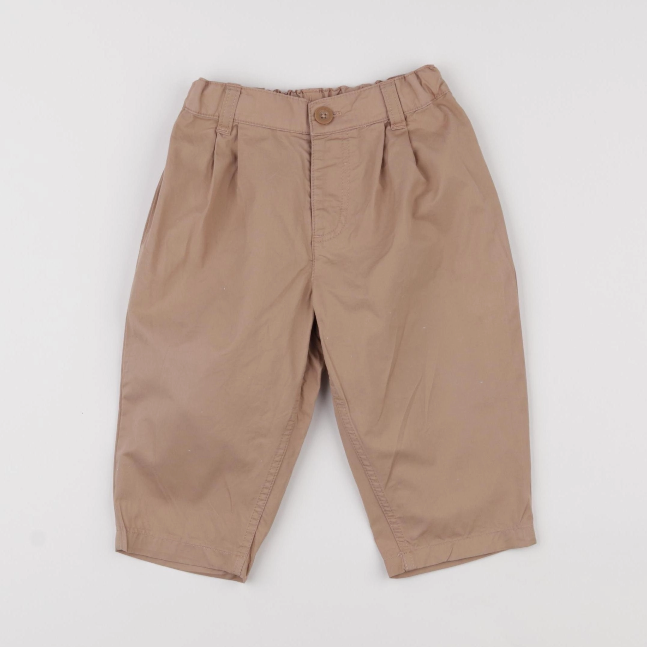 Petit Bateau - pantalon marron - 18 mois