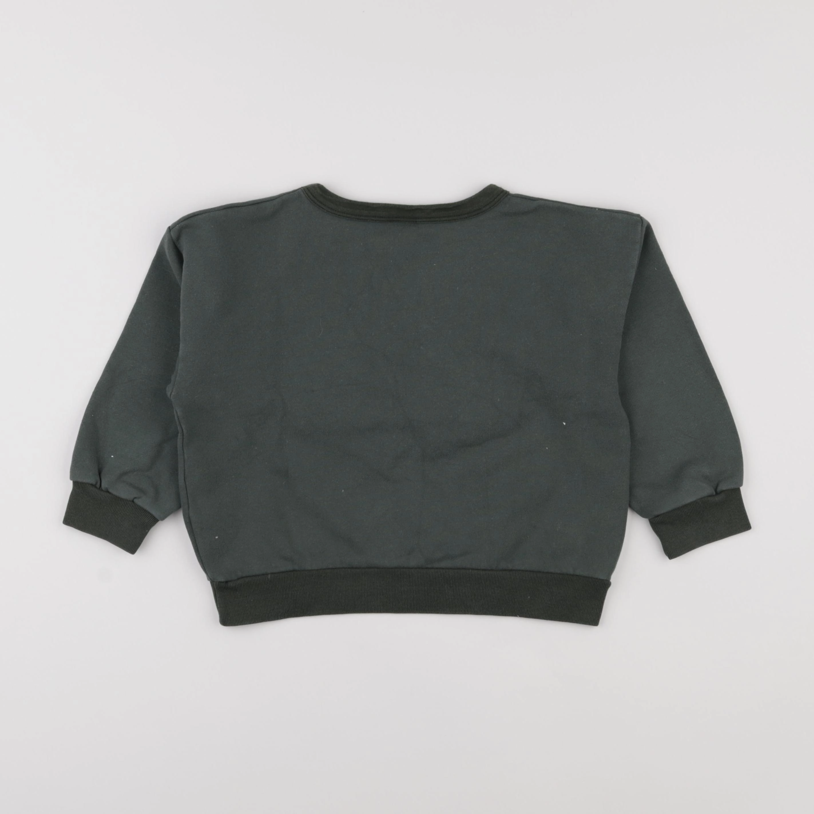 Petit Bateau - sweat vert - 5 ans