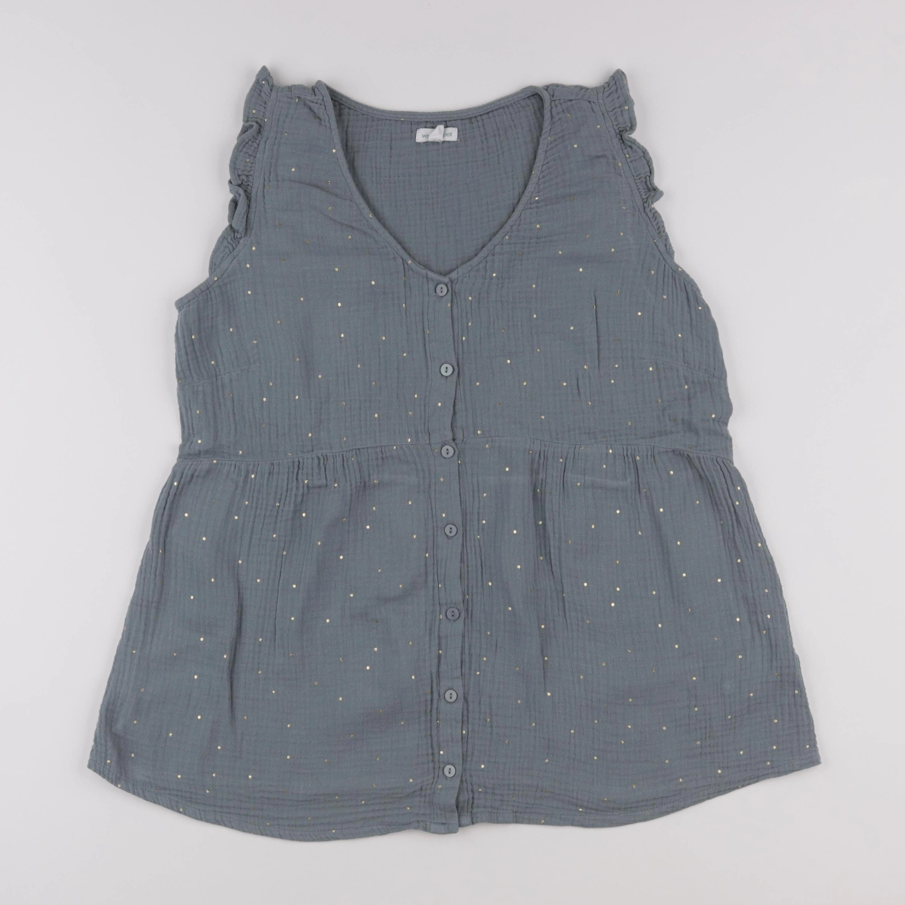 Vertbaudet - tee-shirt grossesse vert, or - 38