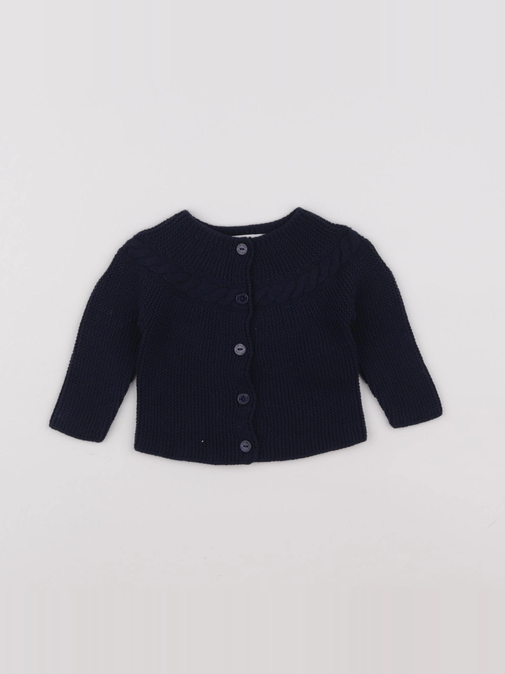 Cyrillus - gilet bleu - 6 mois