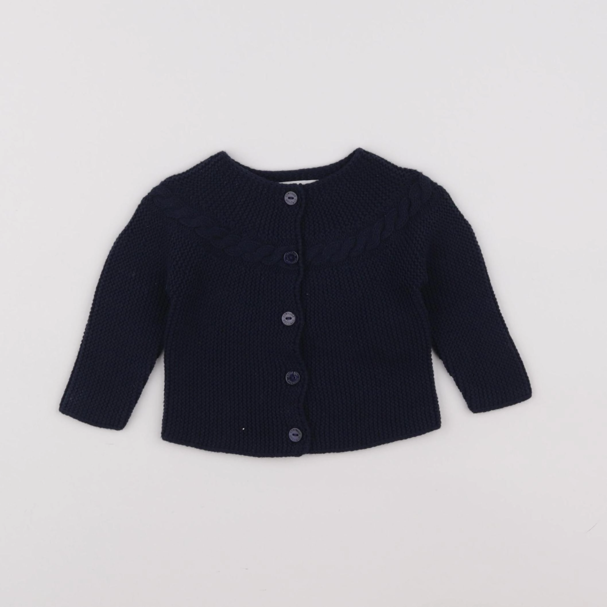 Cyrillus - gilet bleu - 6 mois