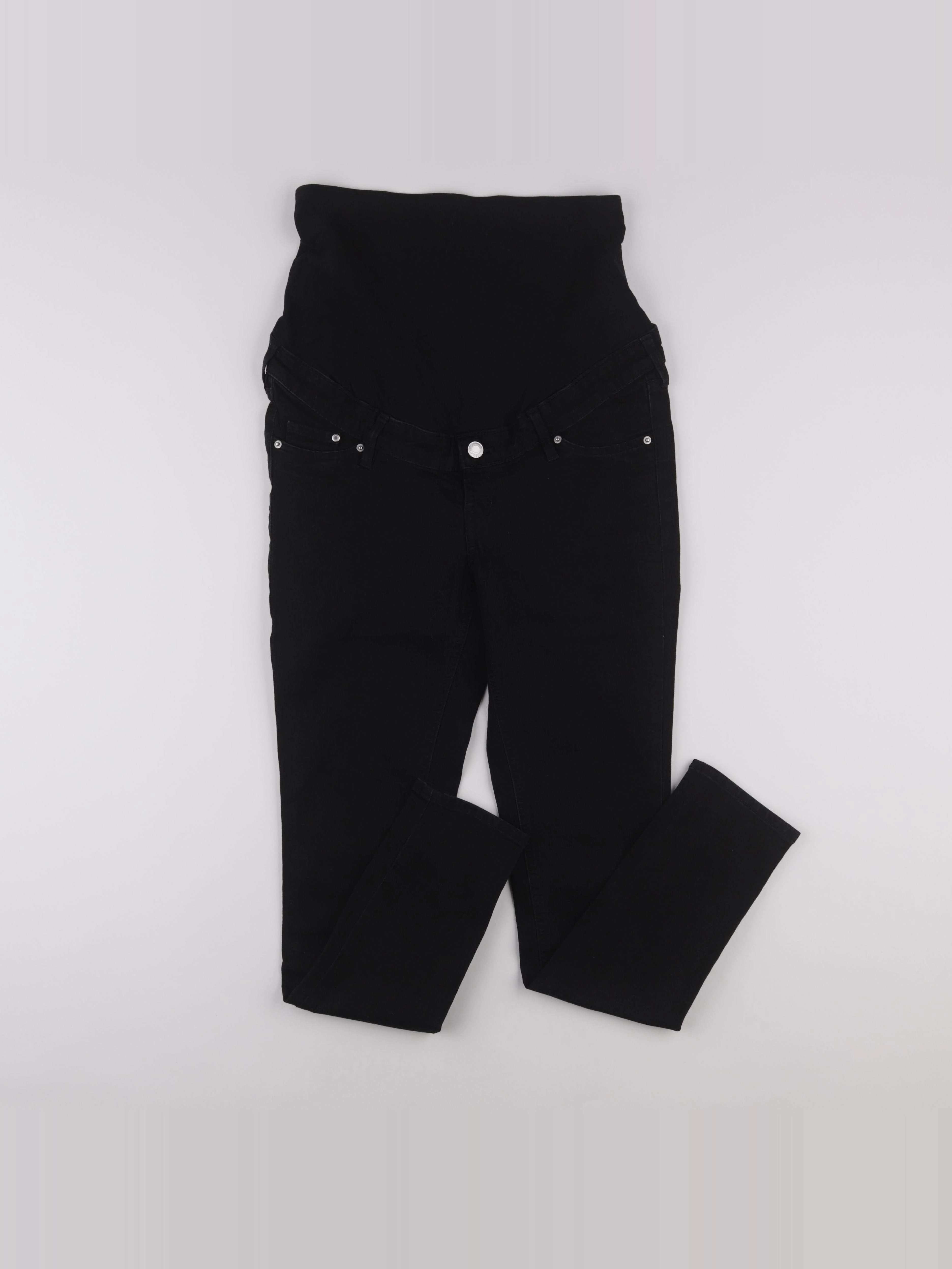 H&M - pantalon grossesse noir - s