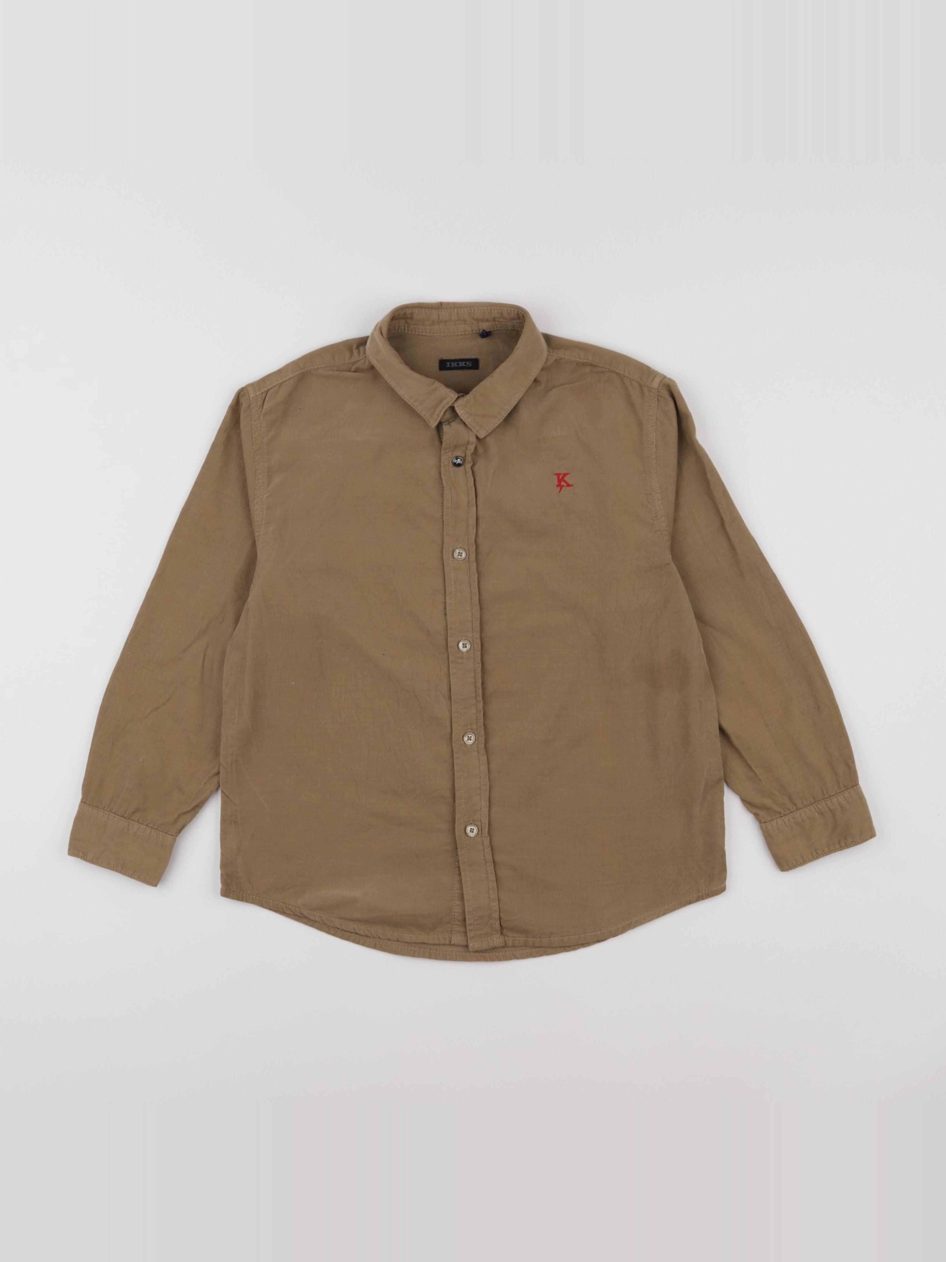 IKKS - chemise marron - 8 ans
