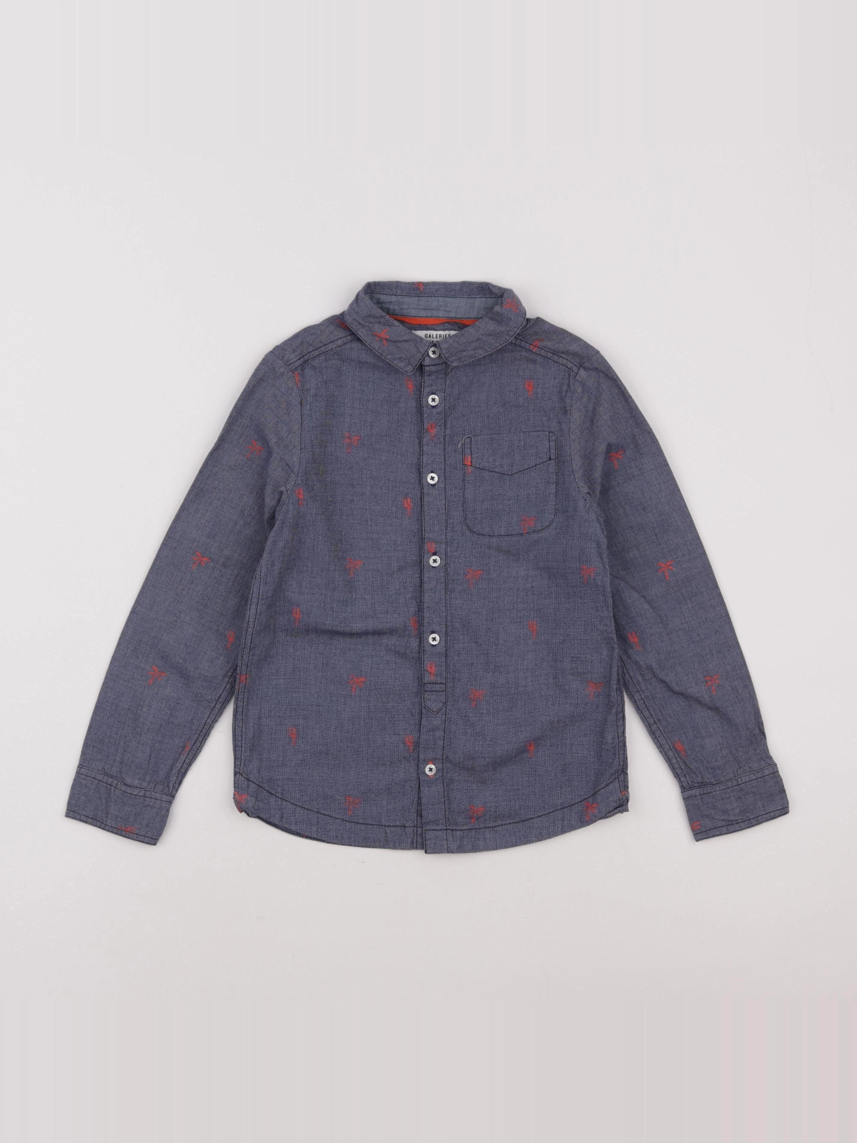 Galeries Lafayette - chemise bleu - 6 ans