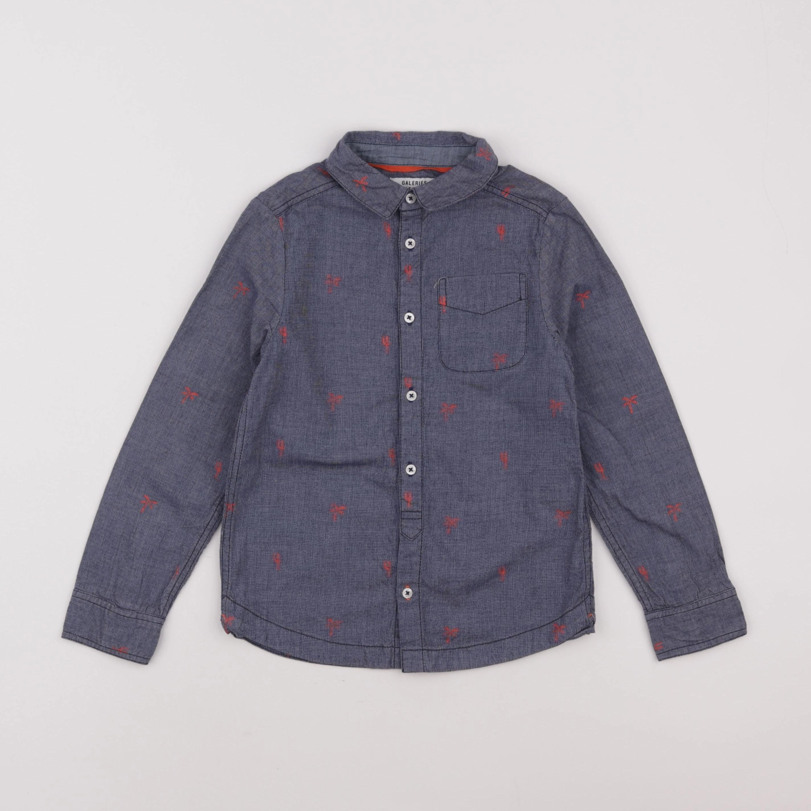 Galeries Lafayette - chemise bleu - 6 ans
