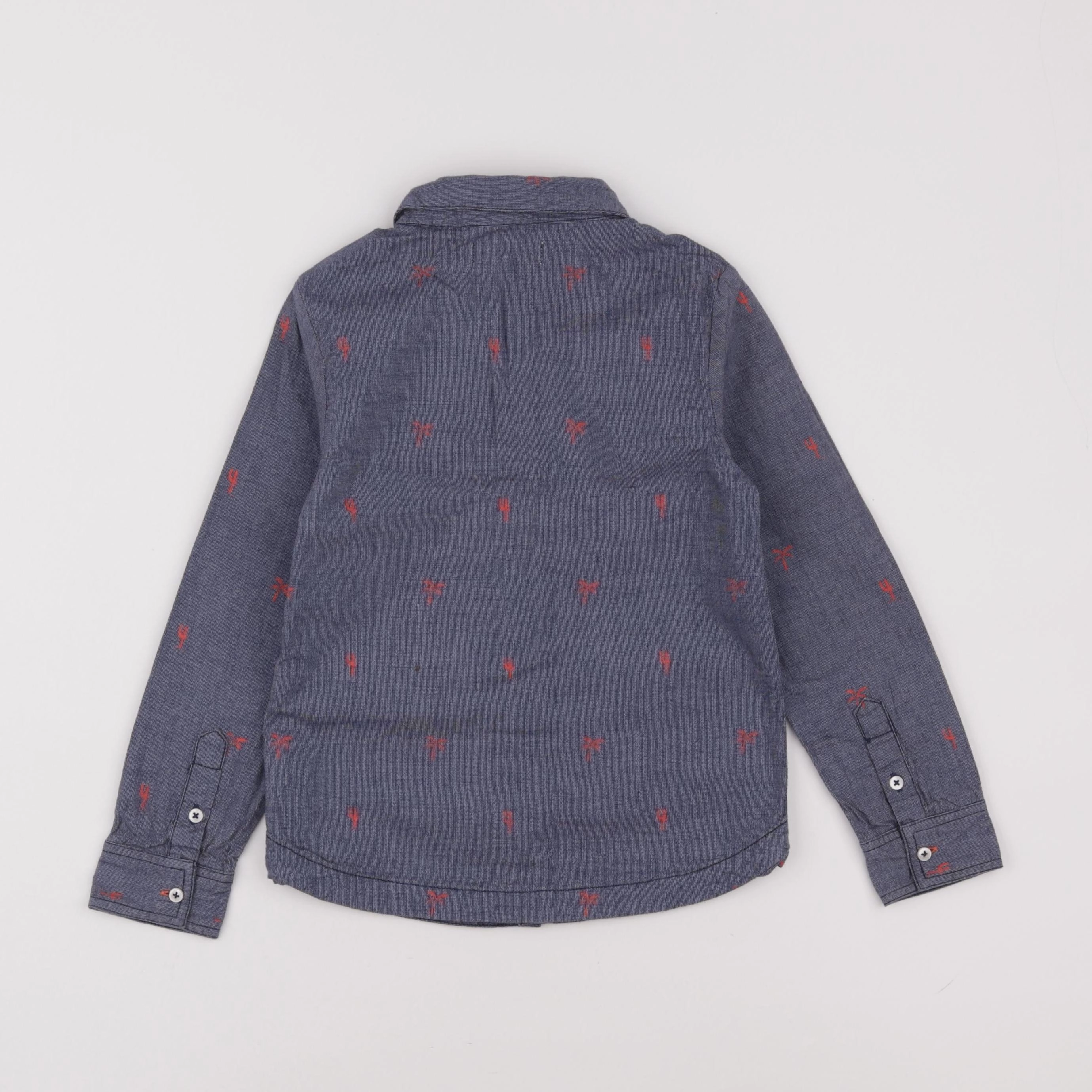 Galeries Lafayette - chemise bleu - 6 ans