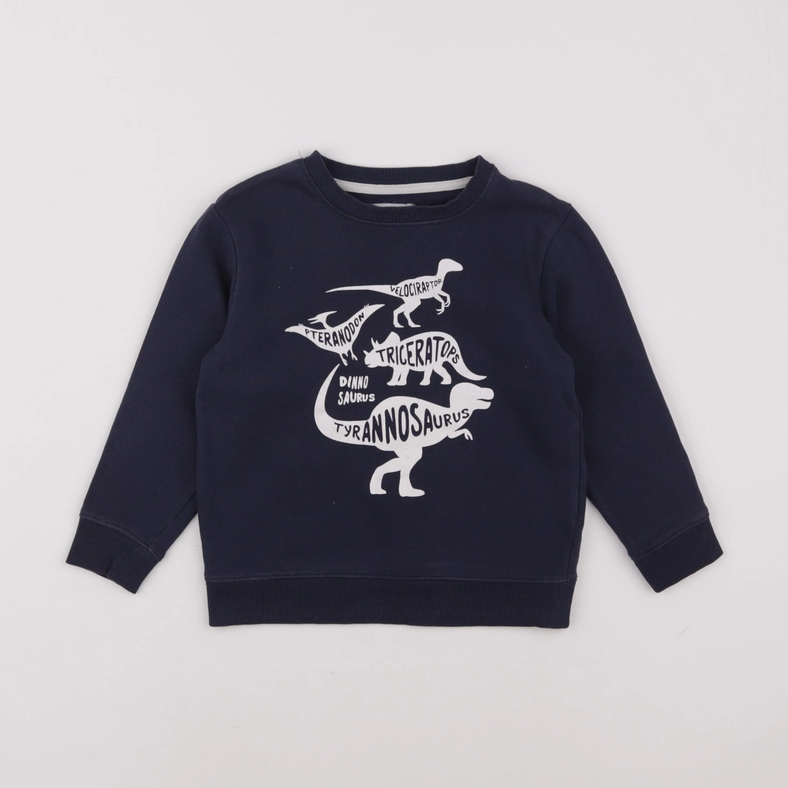 Vertbaudet - sweat bleu - 6 ans