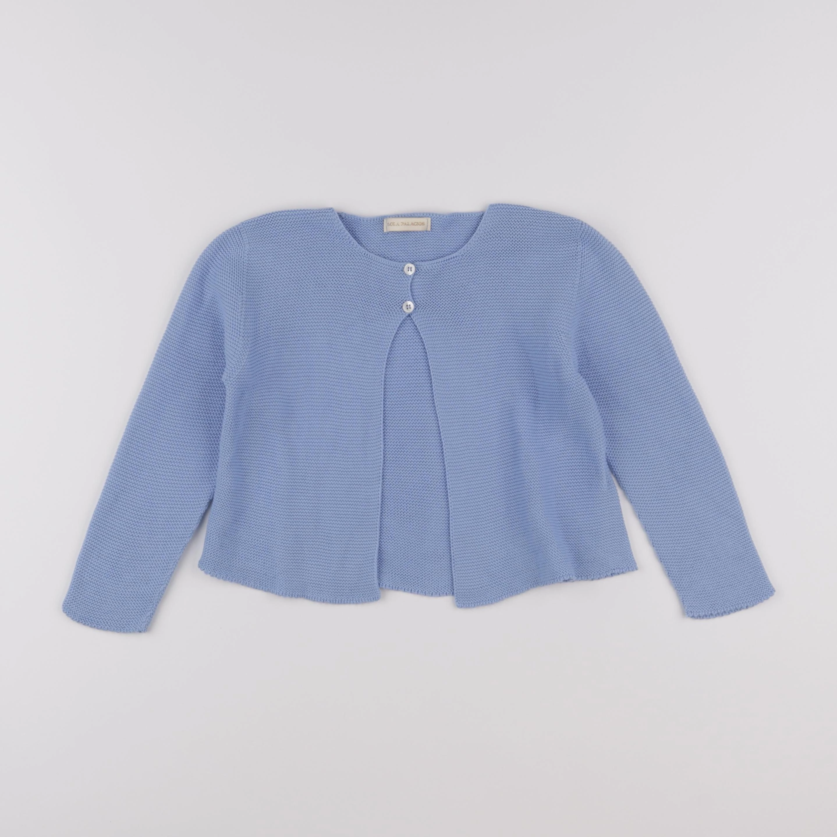 Lola Palacios - gilet bleu - 6 ans