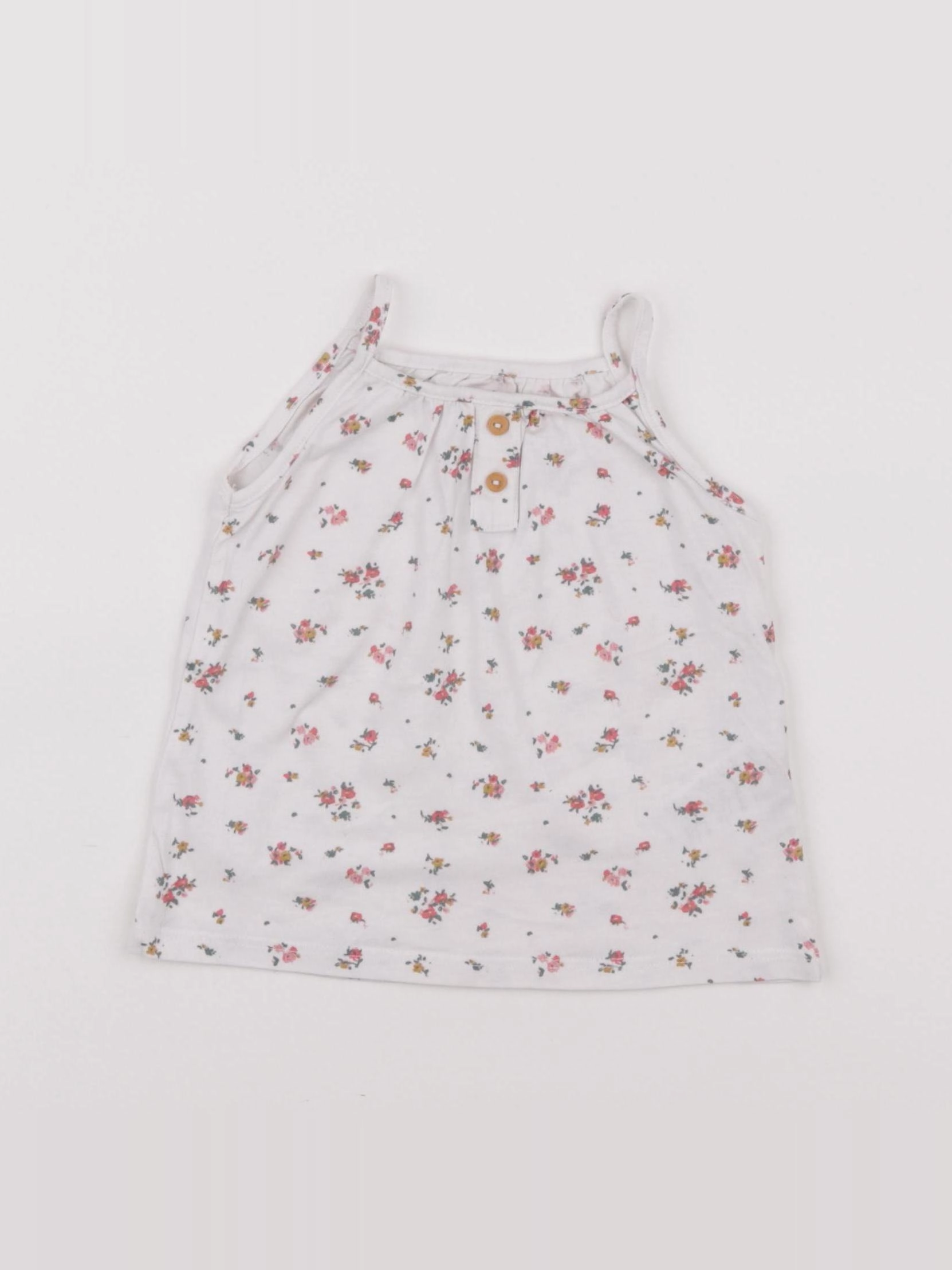 Vertbaudet - débardeur blanc - 18 mois