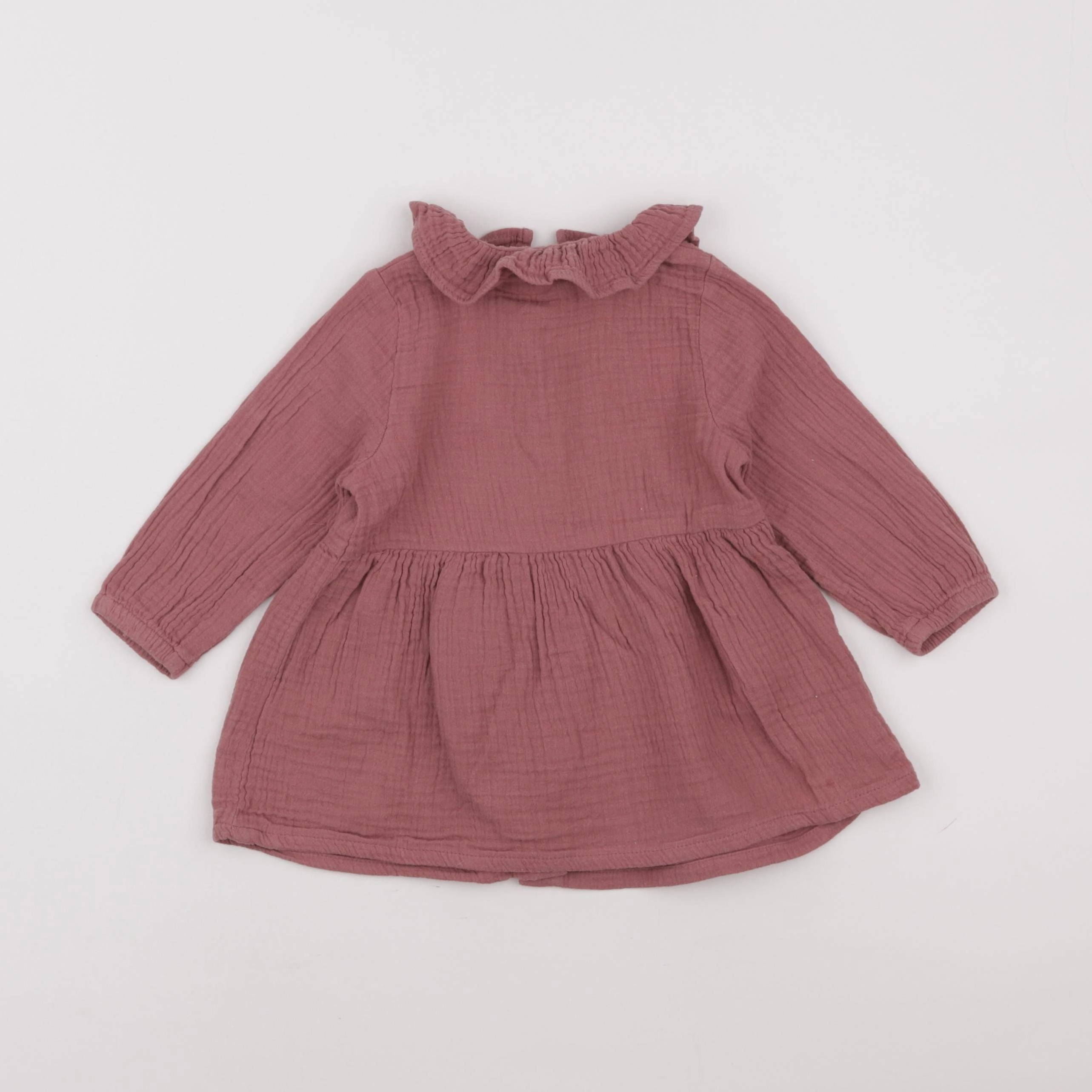 Vertbaudet - robe rose - 12 mois