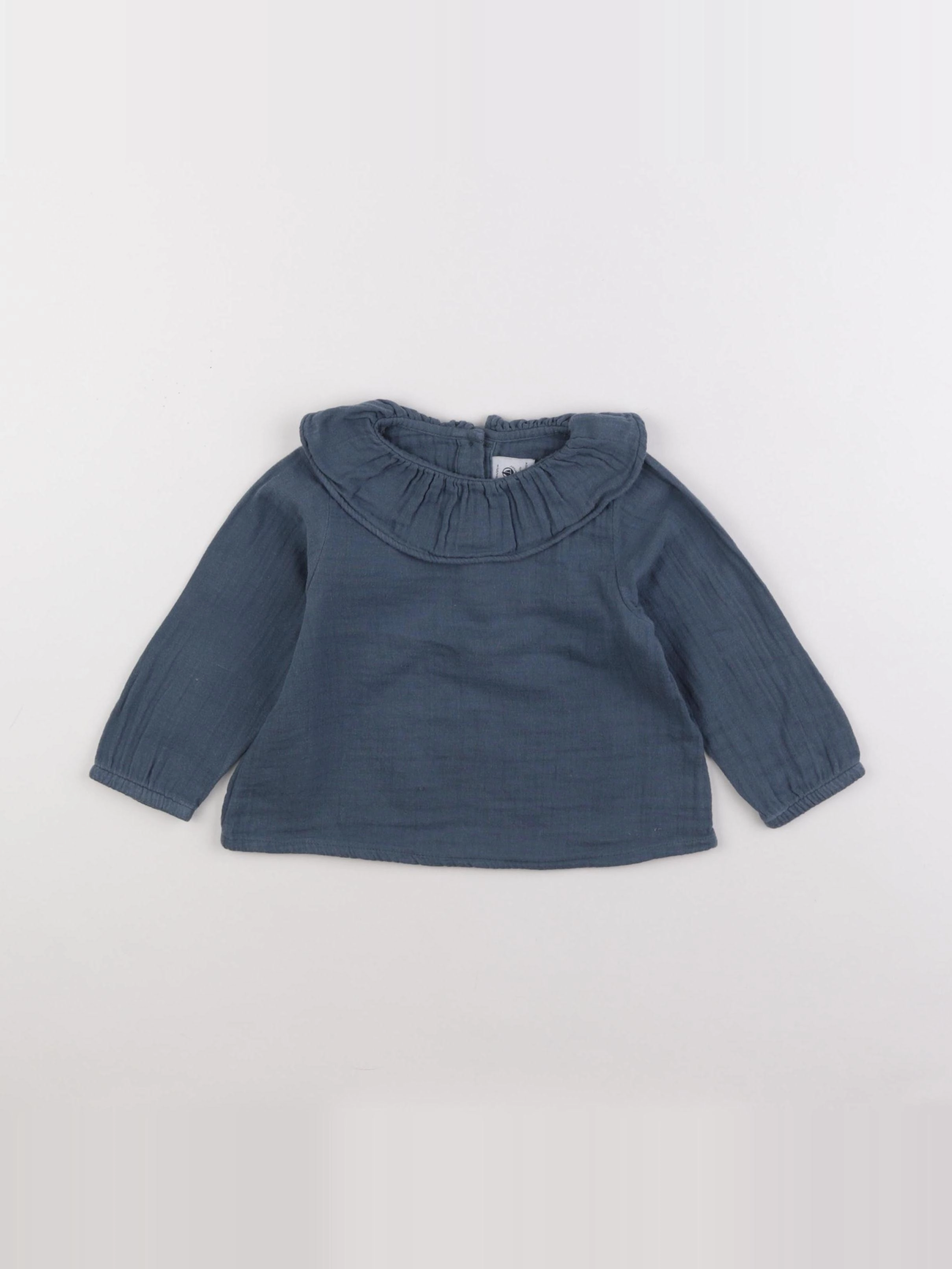 Petit Bateau - blouse vert - 18 mois
