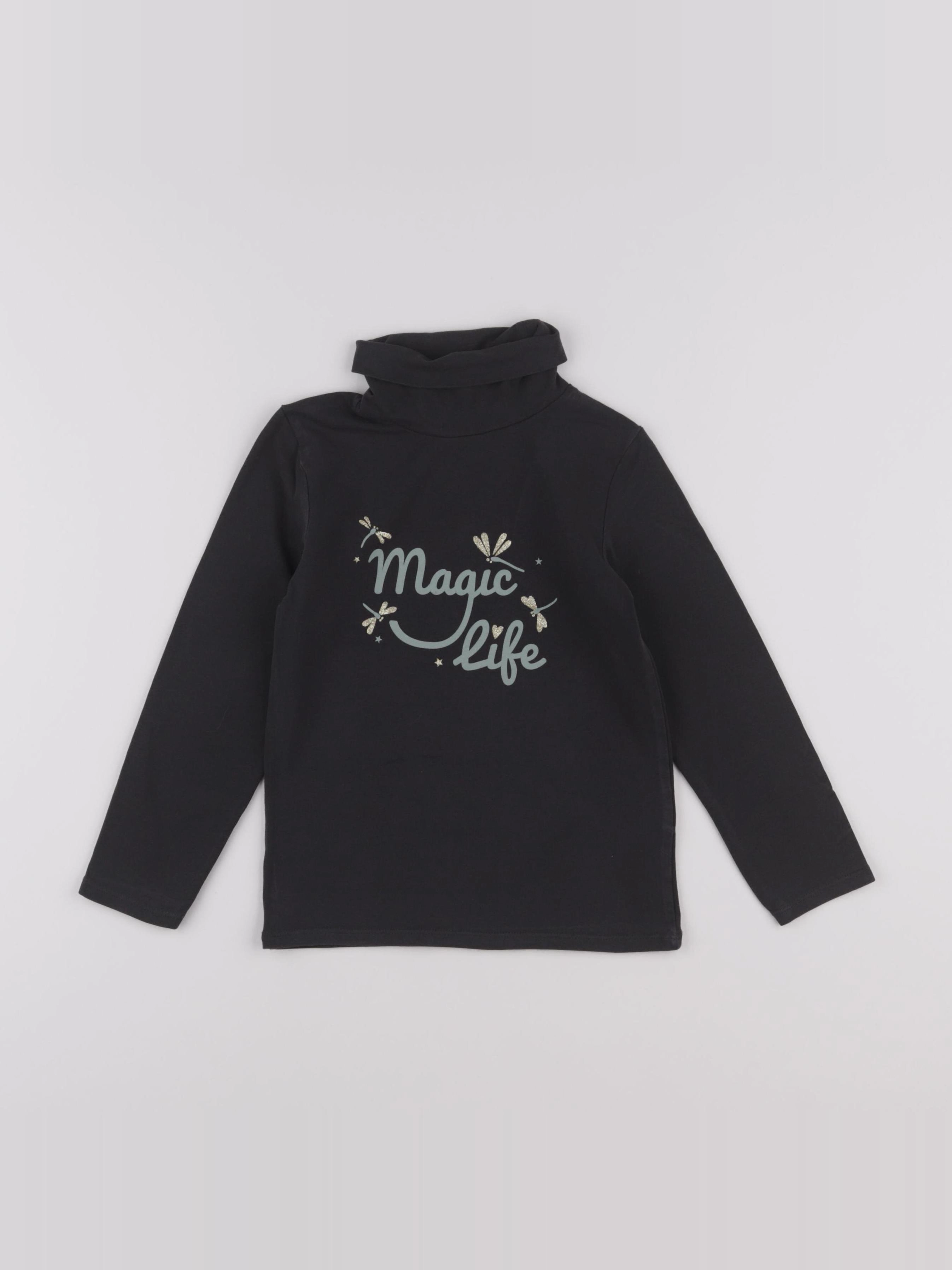 Vertbaudet - sous-pull gris - 6 ans