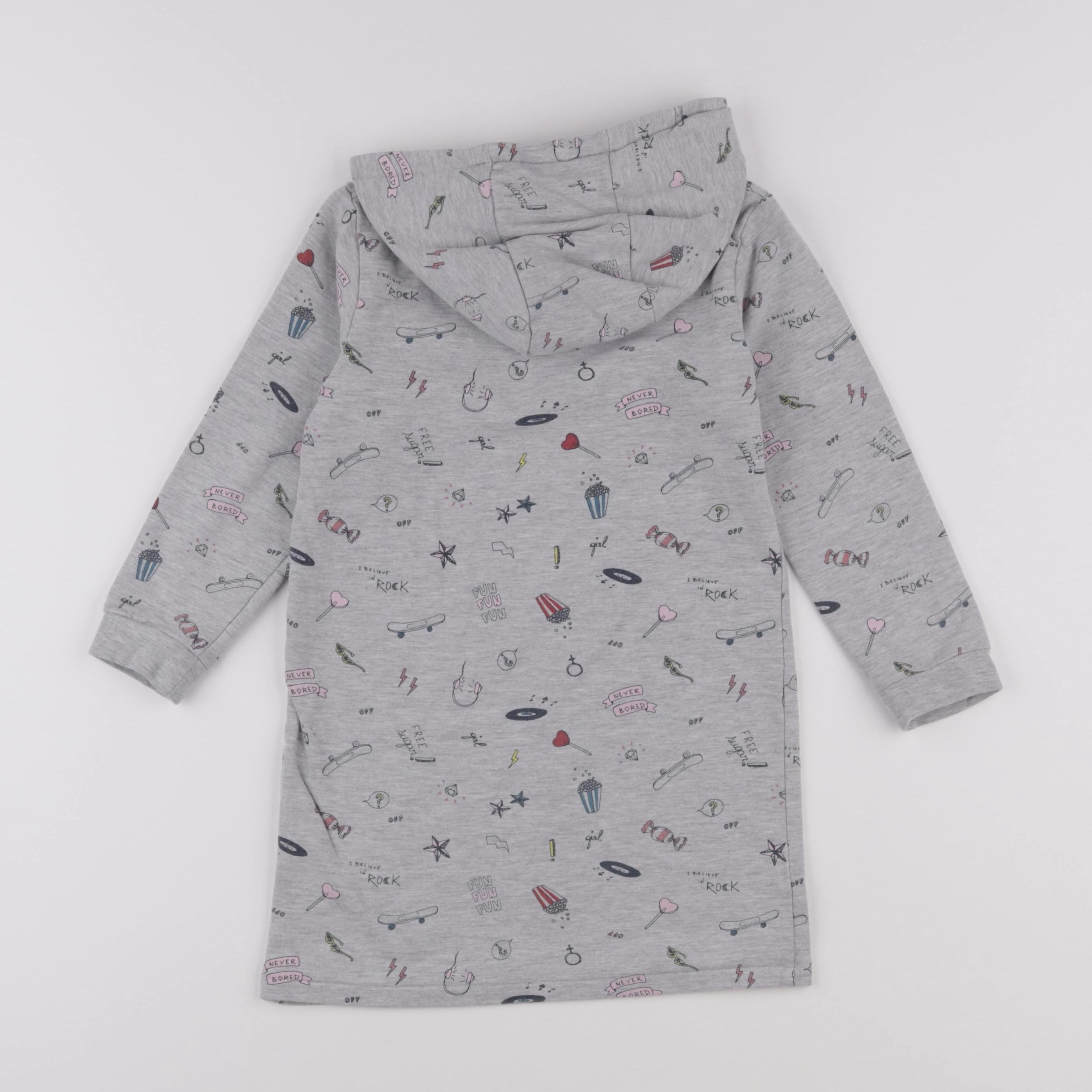 Vertbaudet - robe gris - 6 ans