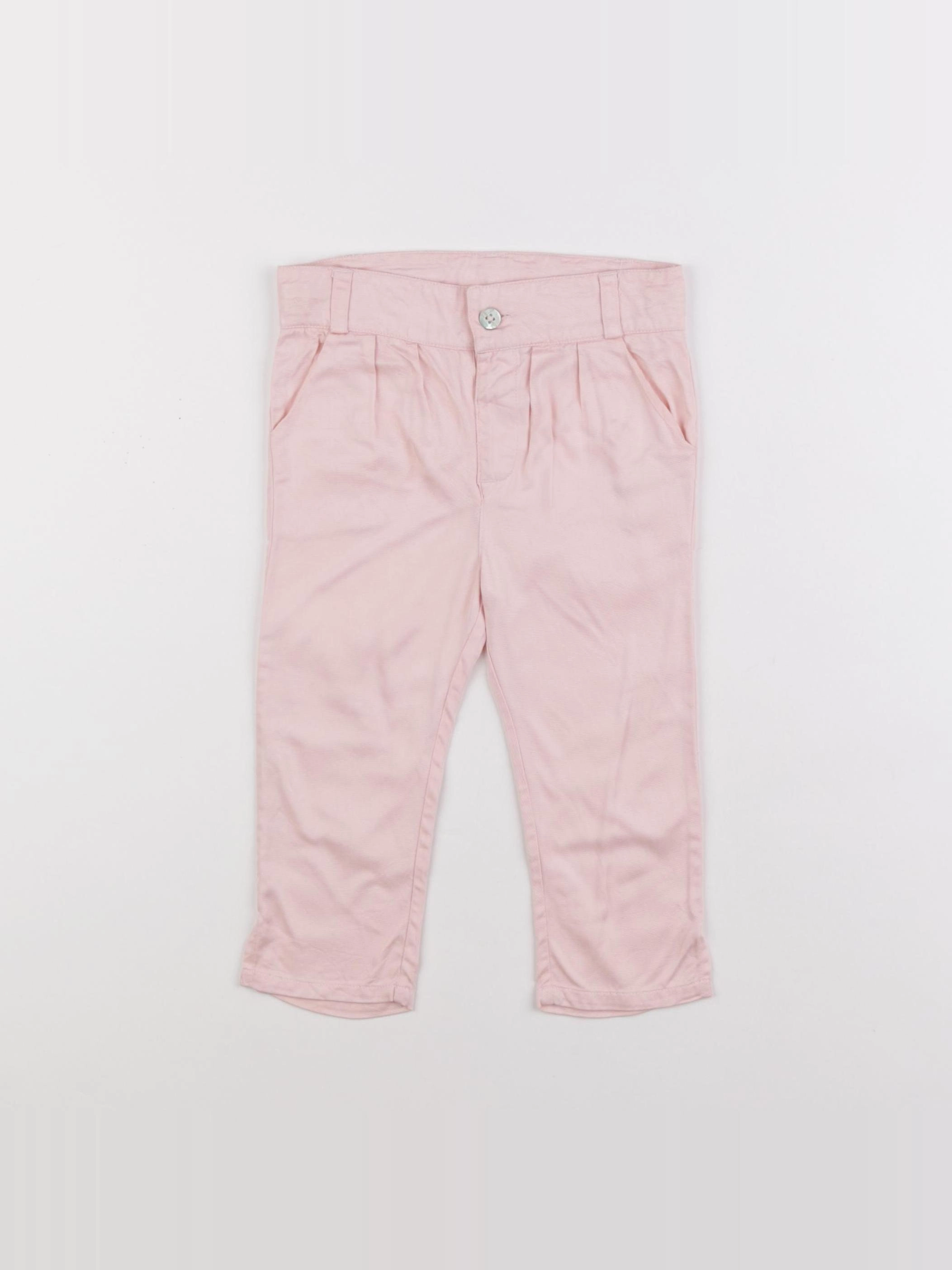 Natalys - pantalon rose - 18 mois