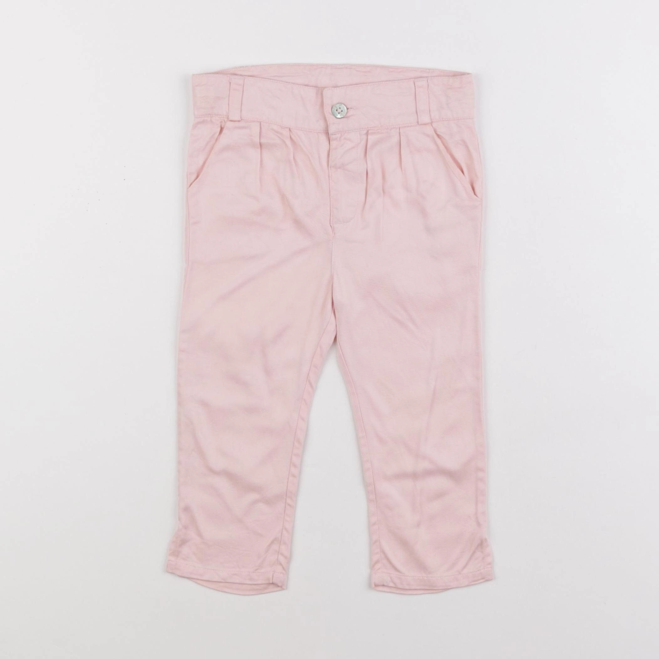 Natalys - pantalon rose - 18 mois