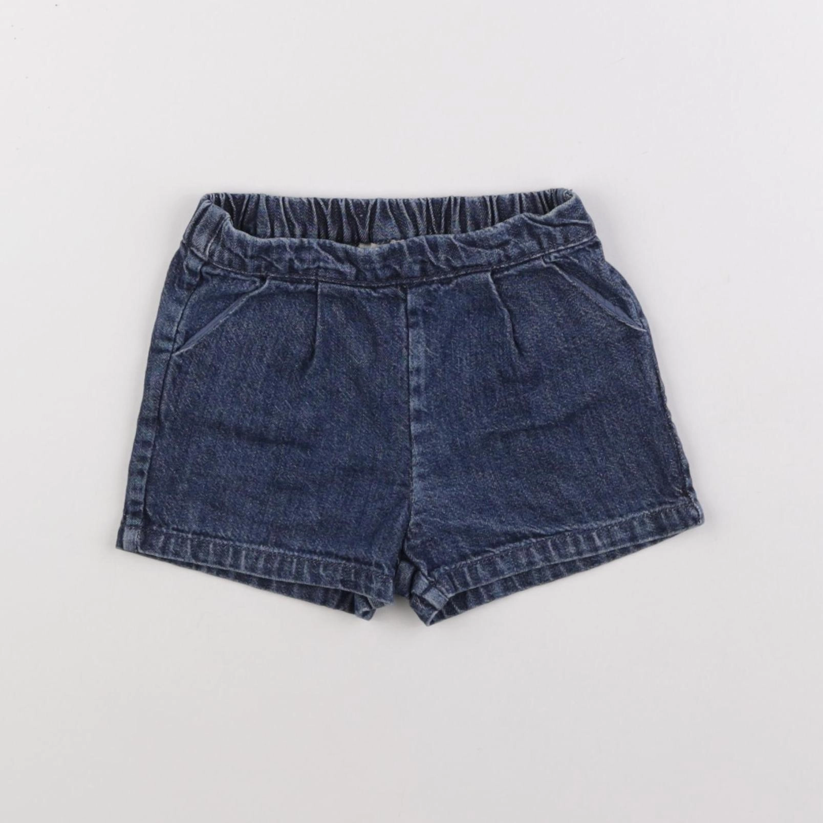 Natalys - short bleu - 18 mois