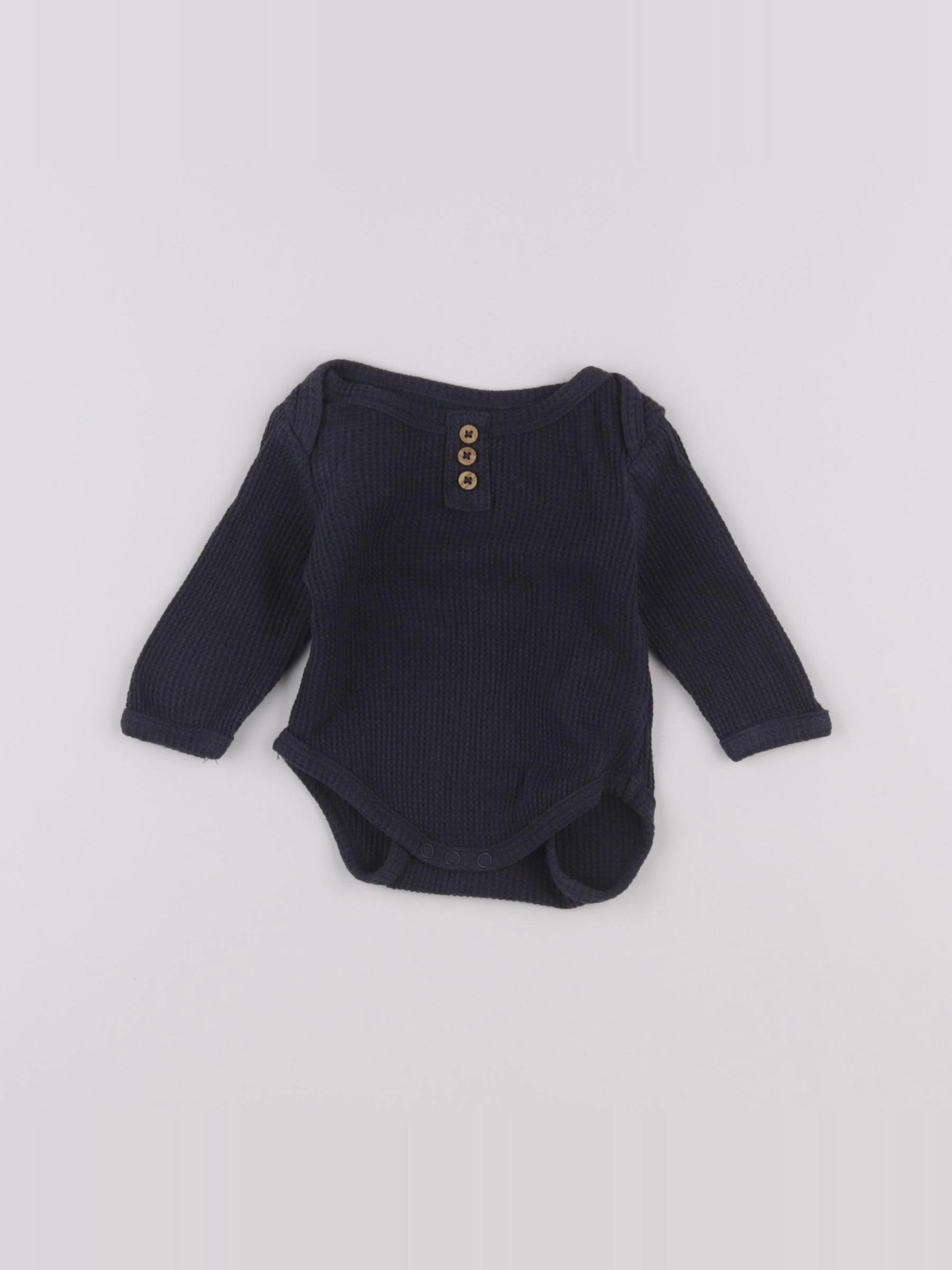 Vertbaudet - body bleu - 1 mois