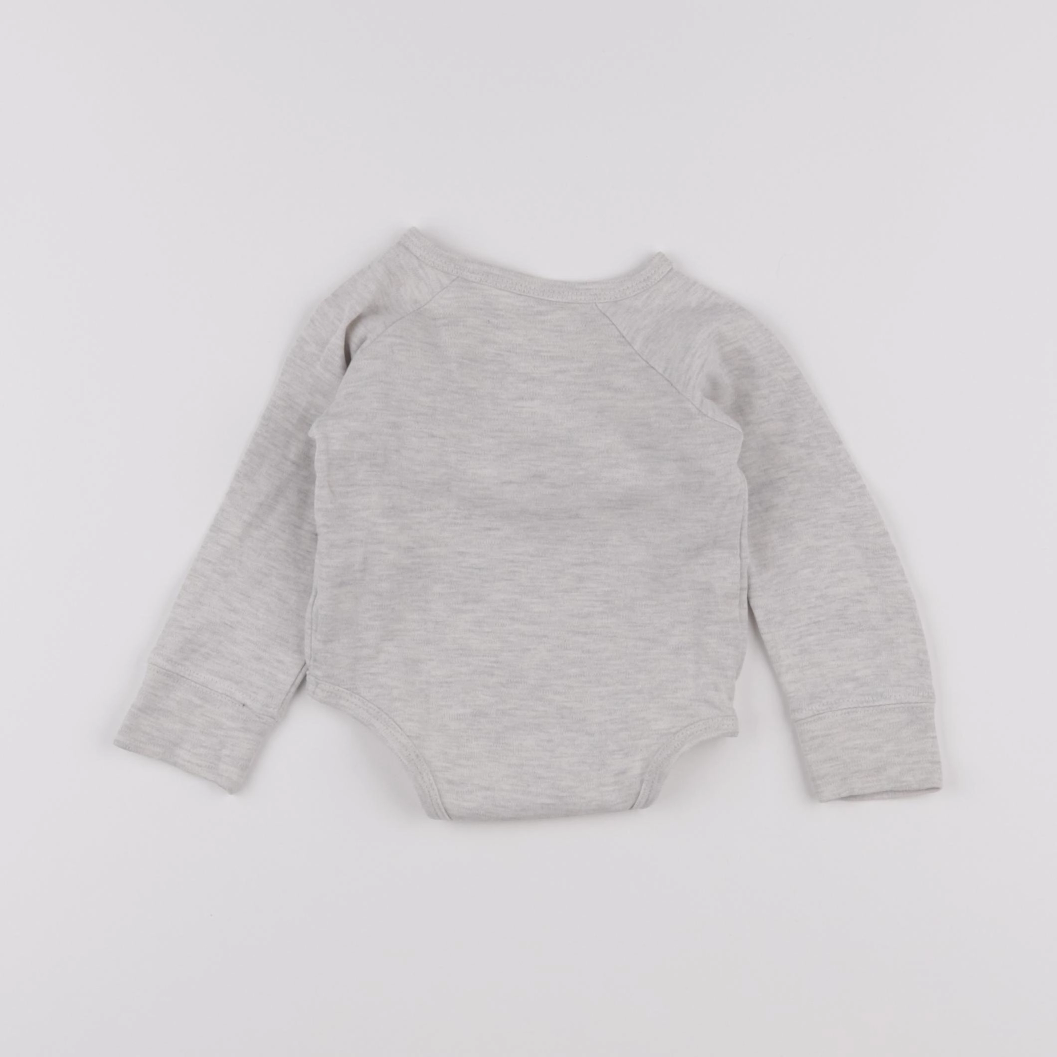 Vertbaudet - body gris - 6 mois