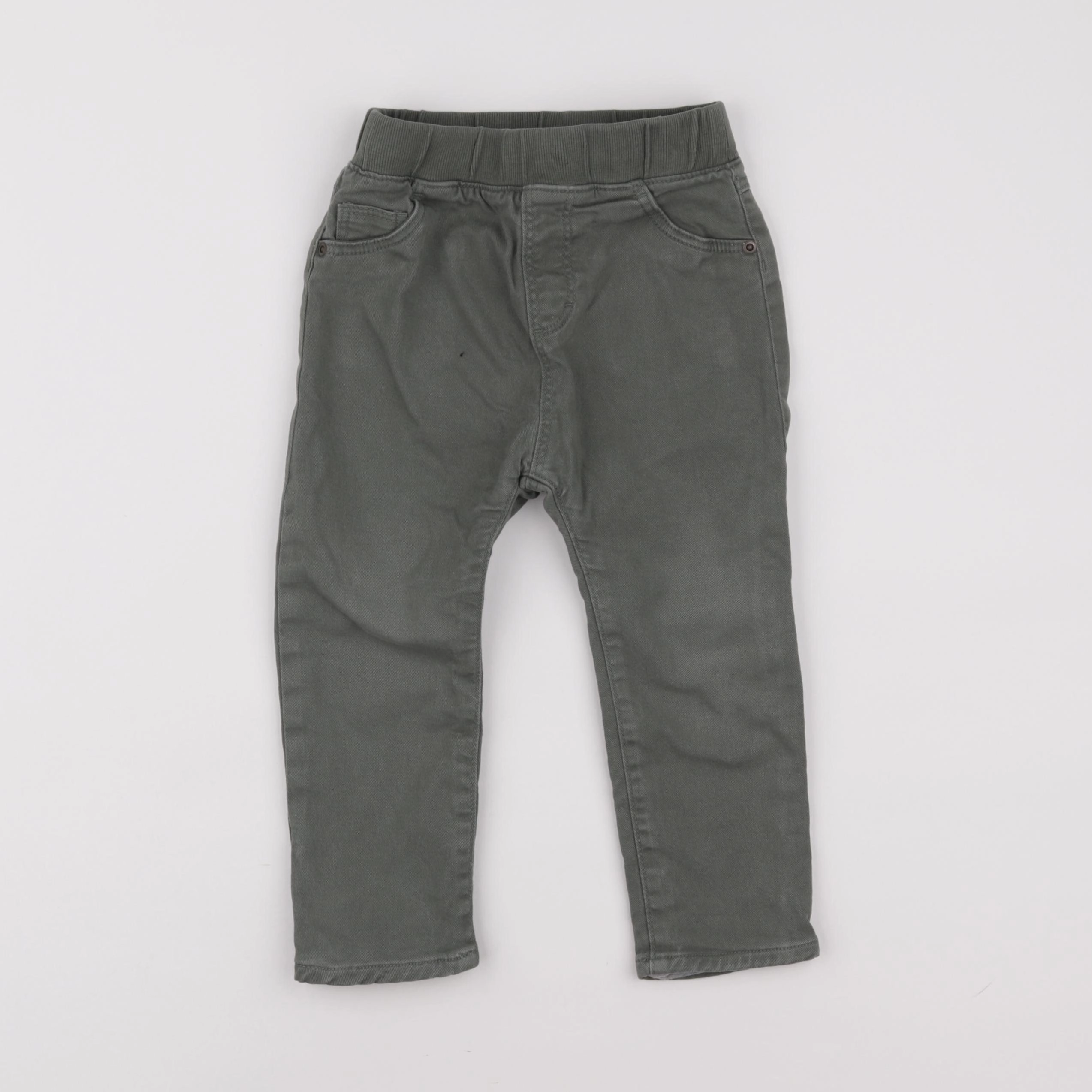 H&M - pantalon vert - 18/24 mois