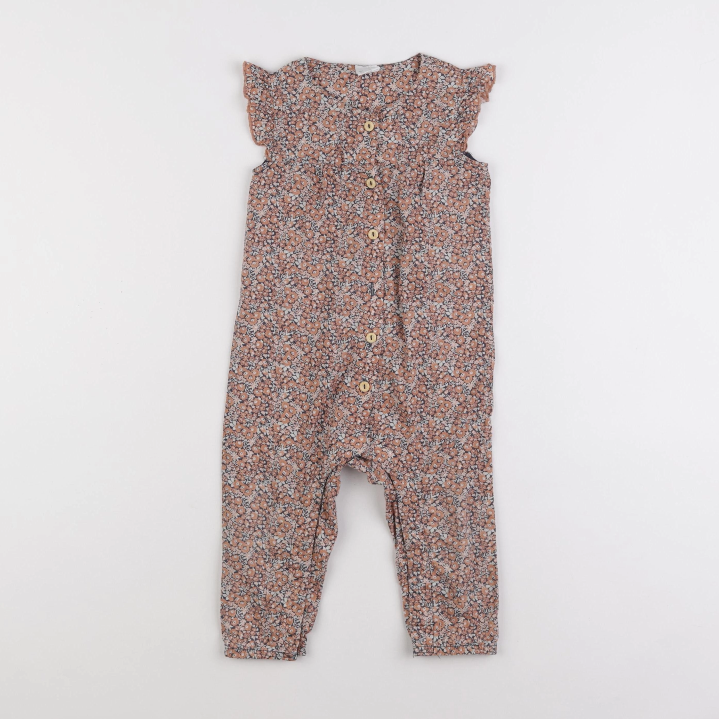H&M - combinaison multicolore - 9/12 mois