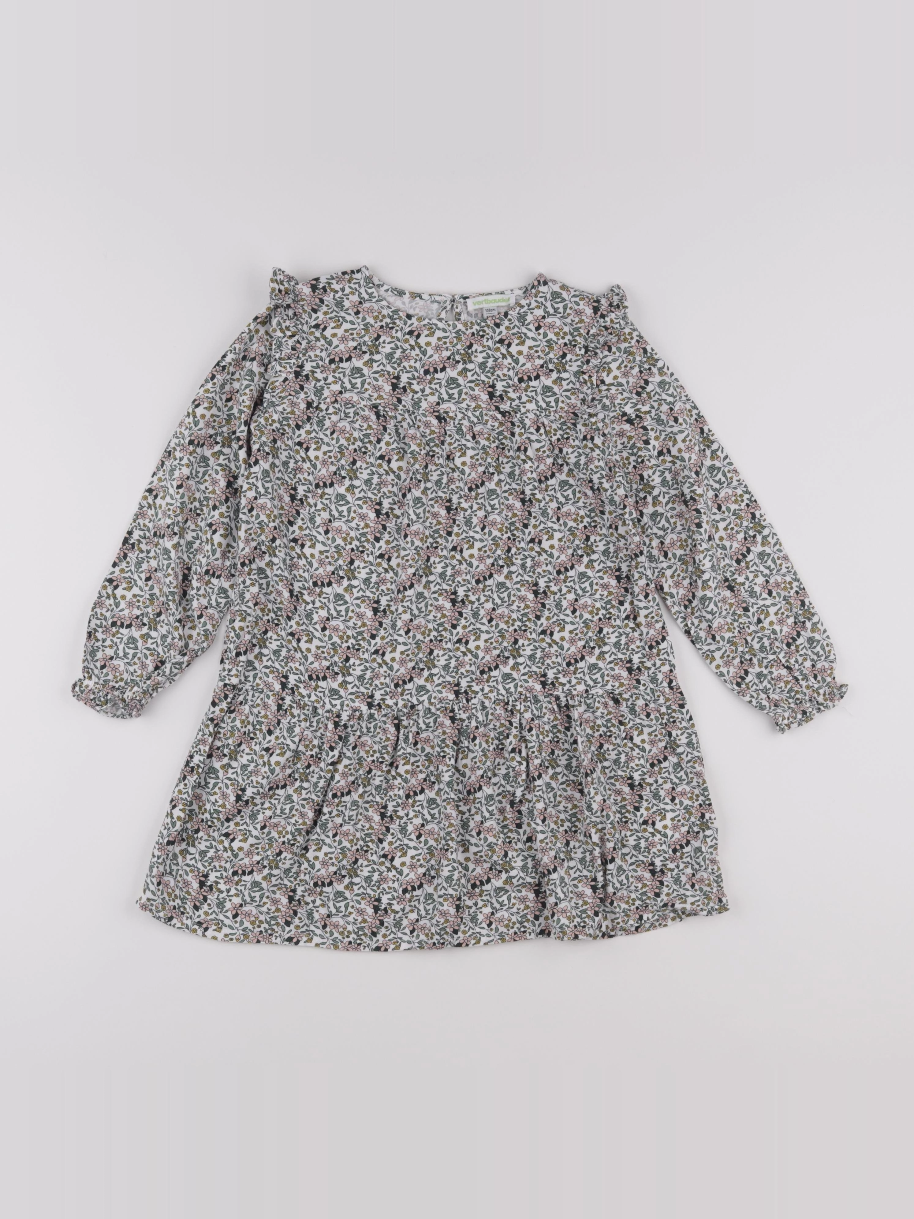 Vertbaudet - robe multicolore - 5 ans