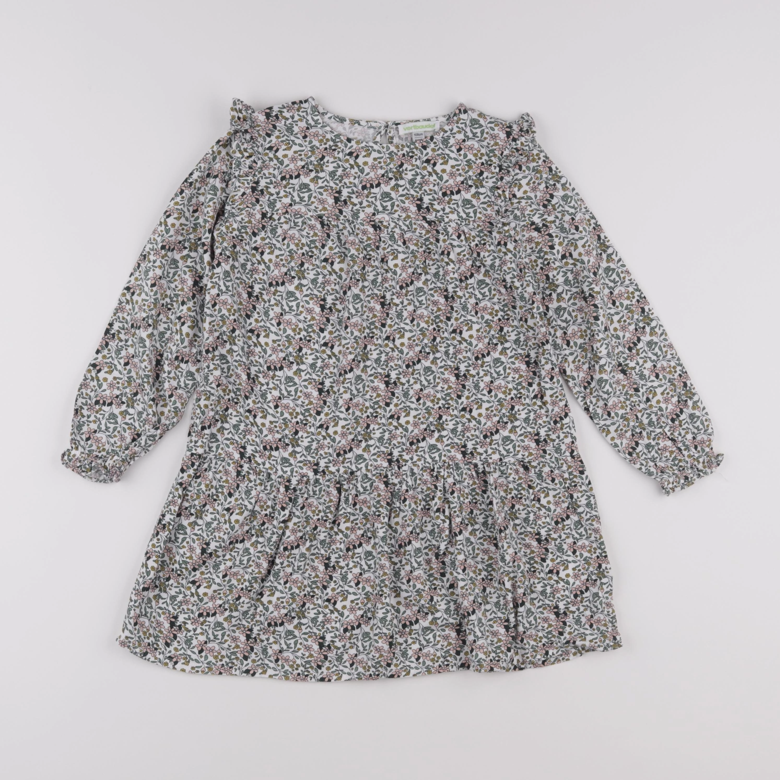 Vertbaudet - robe multicolore - 5 ans