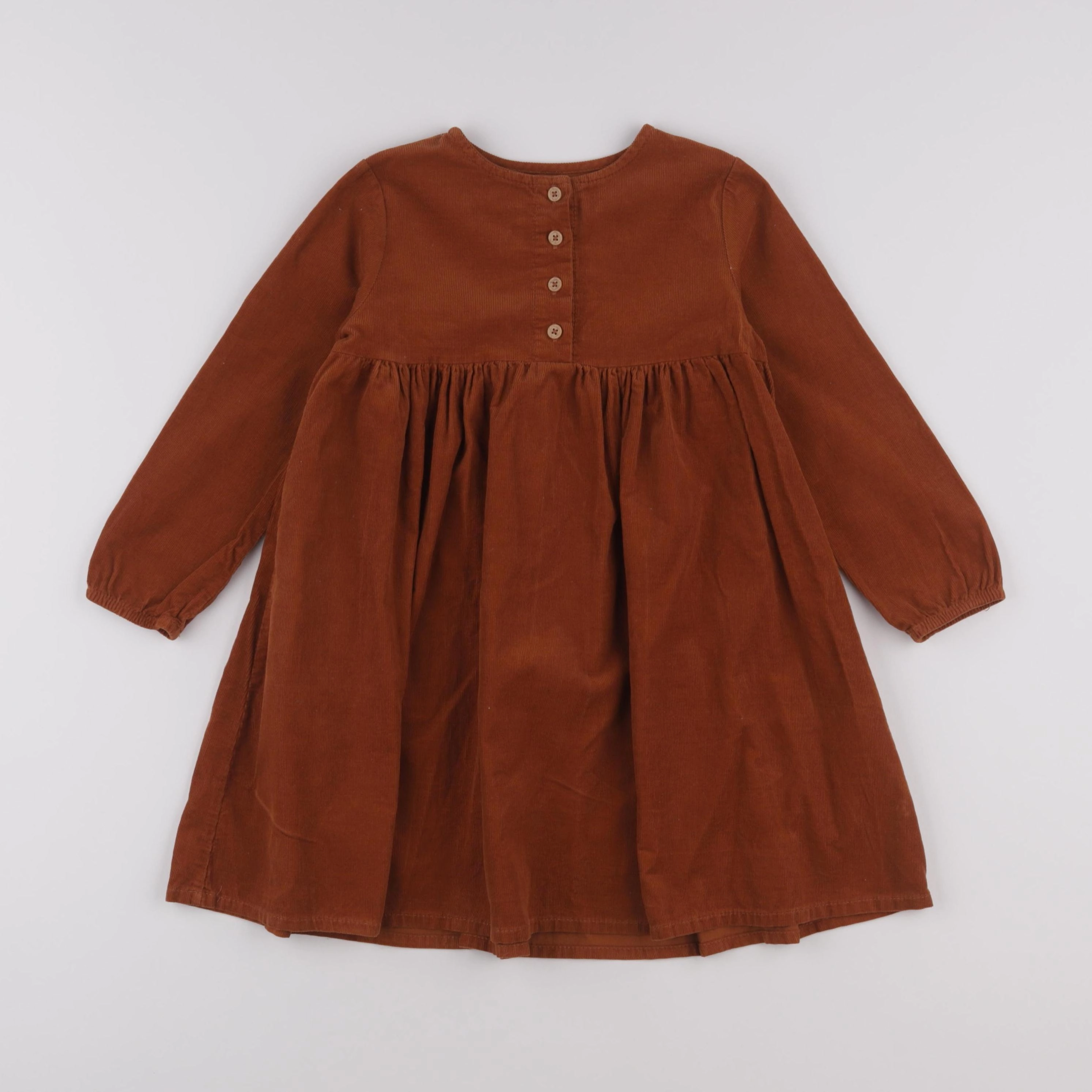Vertbaudet - robe marron - 5 ans