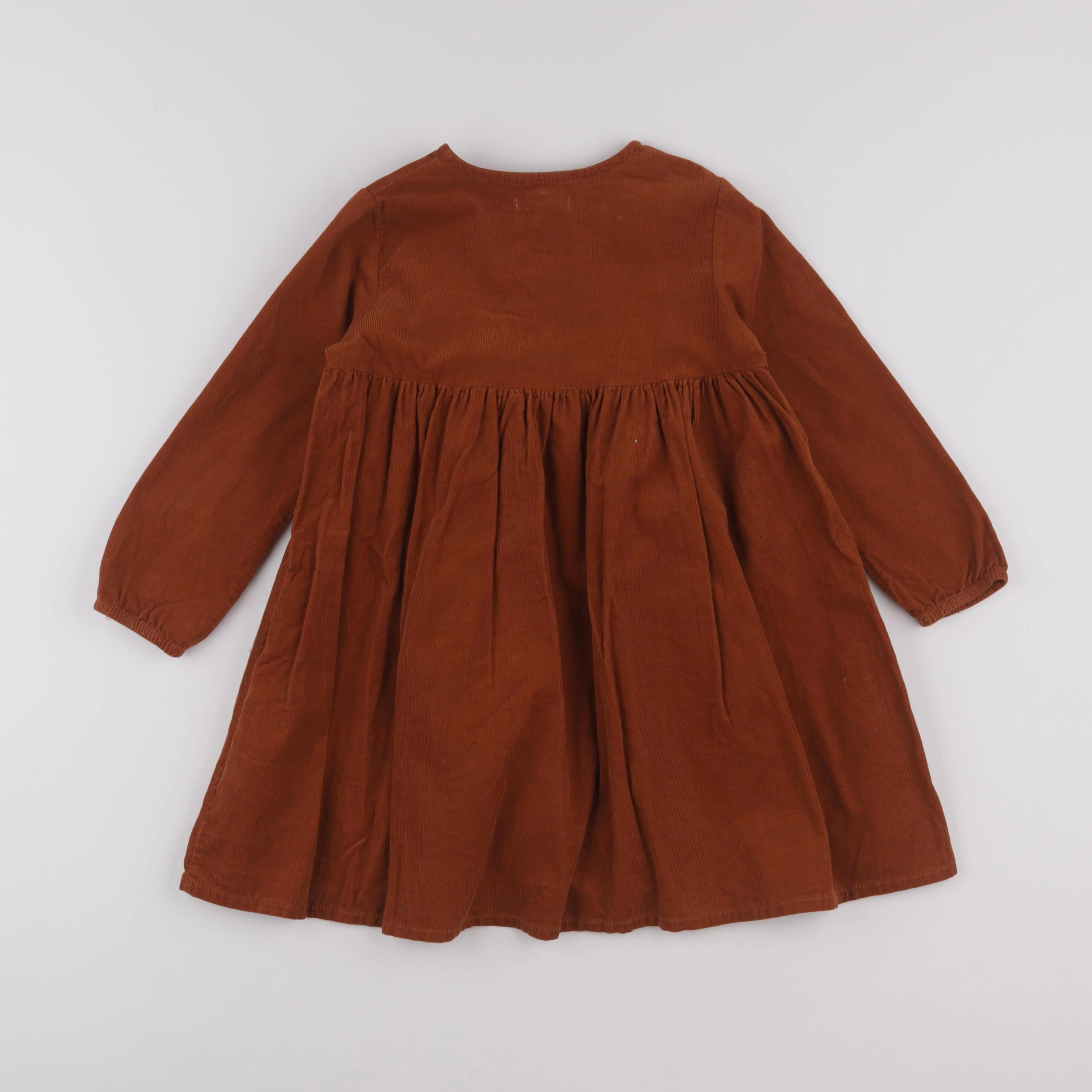 Vertbaudet - robe marron - 5 ans