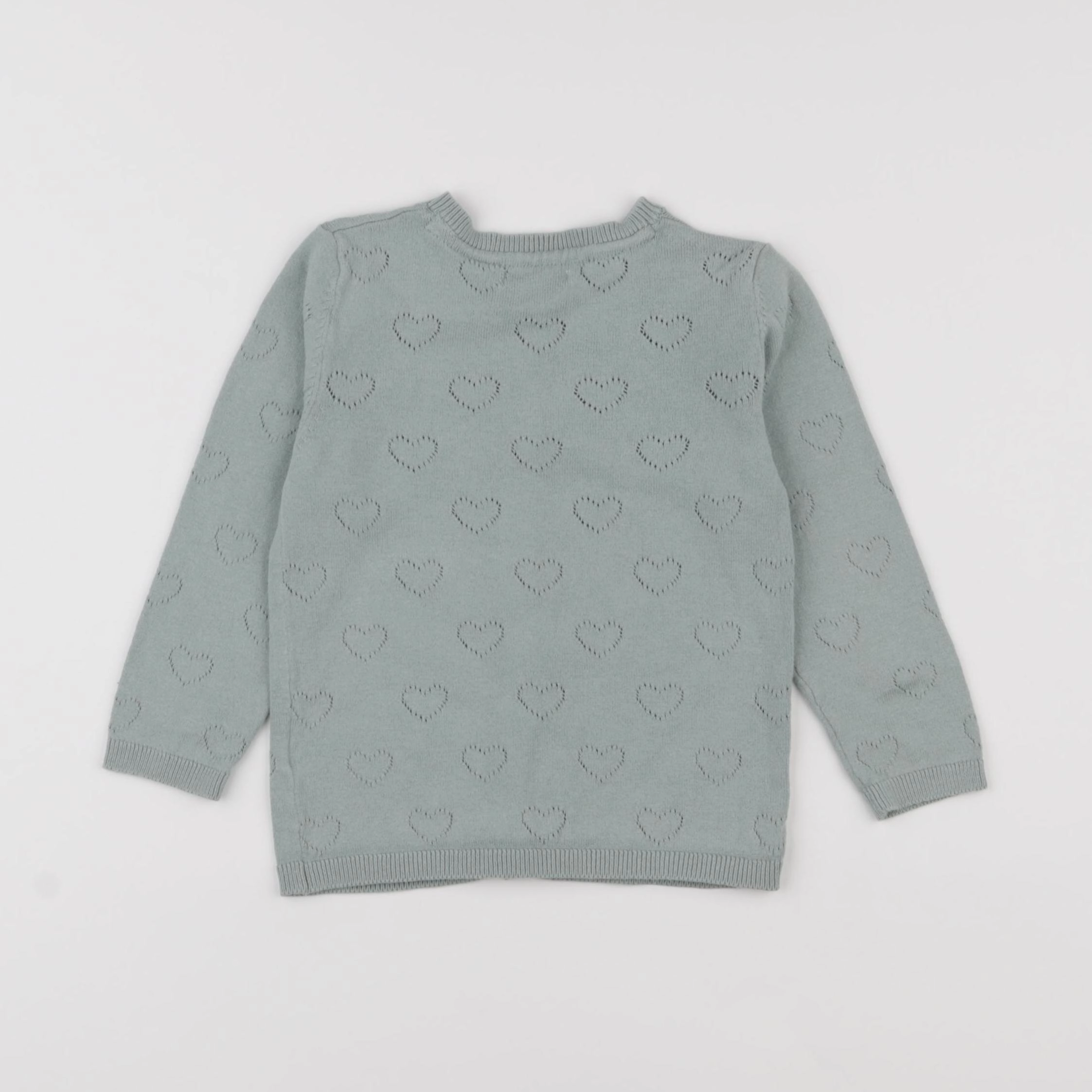 Vertbaudet - gilet vert - 24 mois