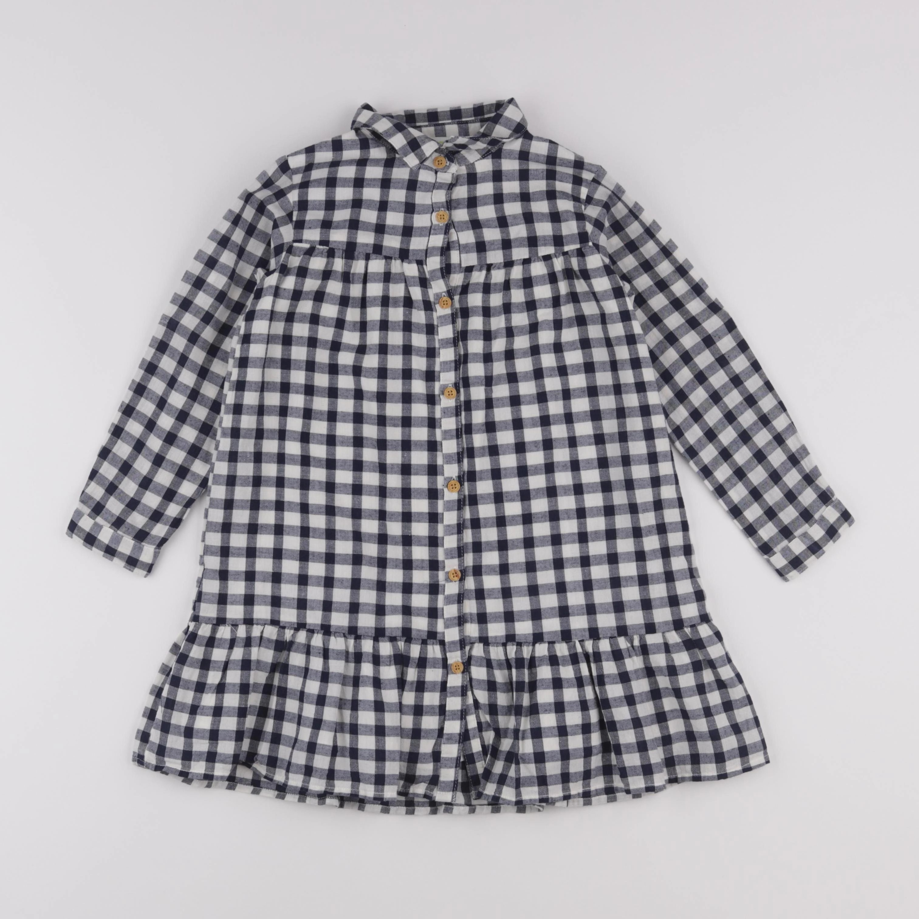 Vertbaudet - robe blanc, bleu - 5 ans