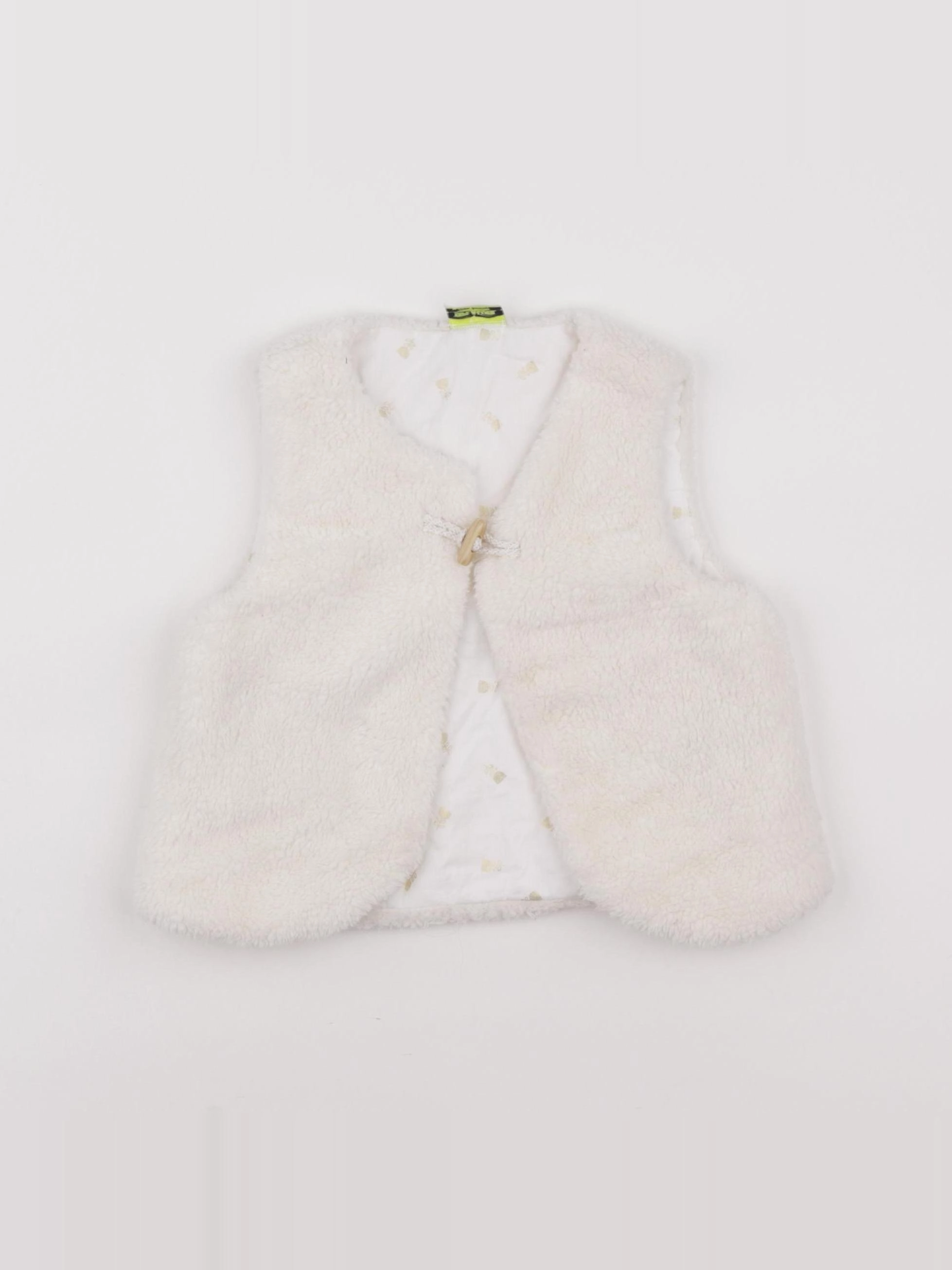 Tape à l'oeil - gilet blanc - 24 mois