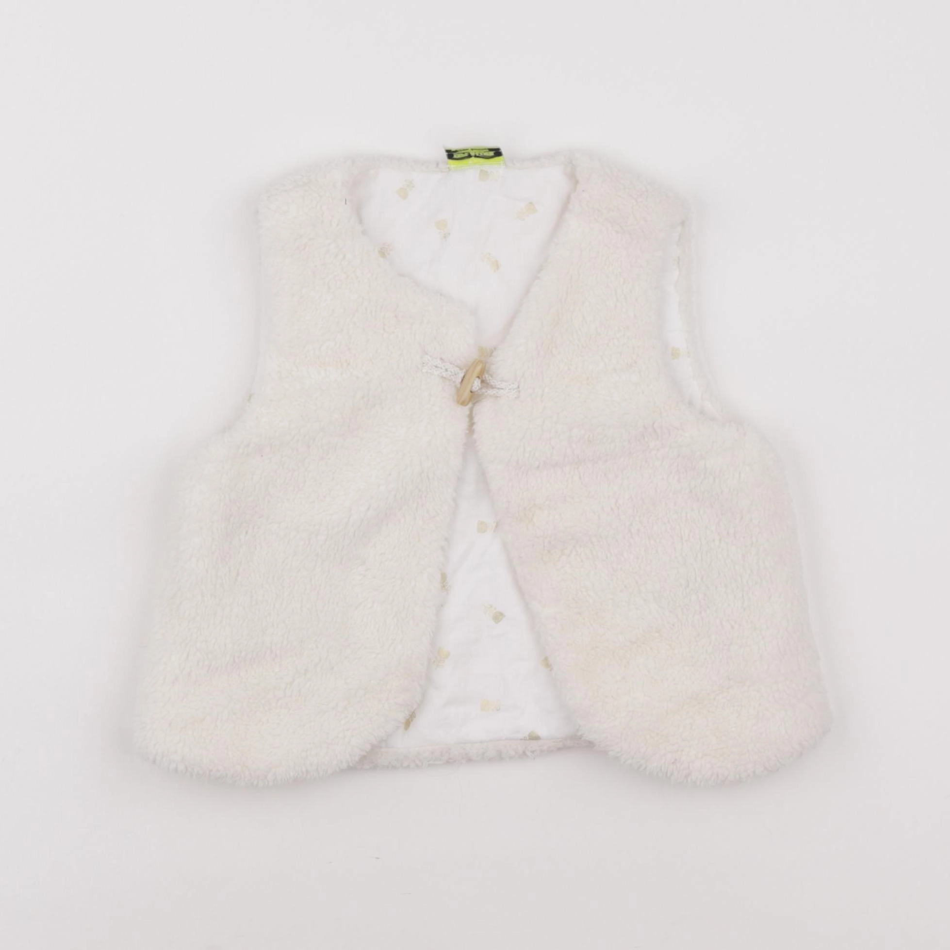 Tape à l'oeil - gilet blanc - 24 mois