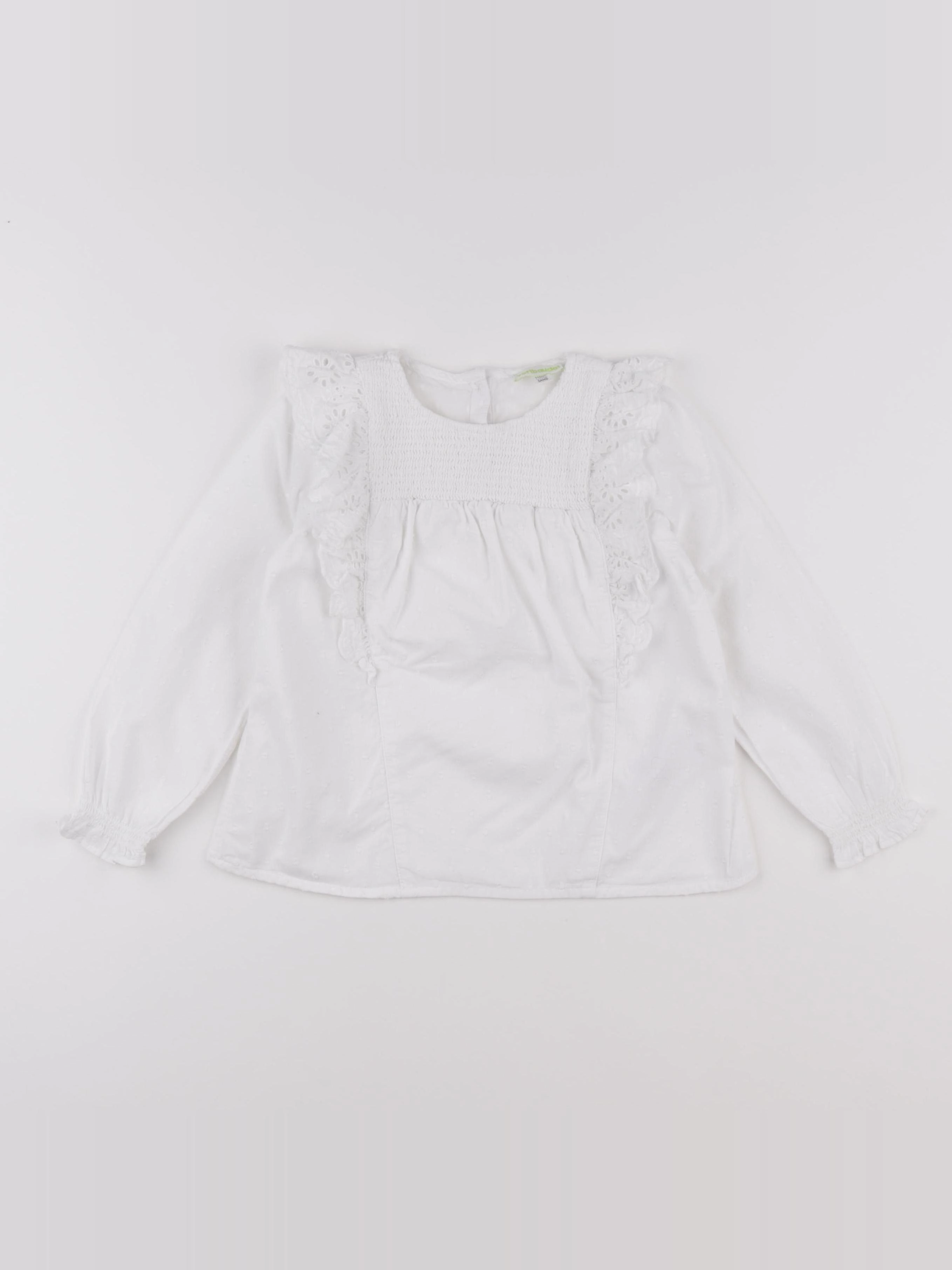 Vertbaudet - blouse blanc - 5 ans