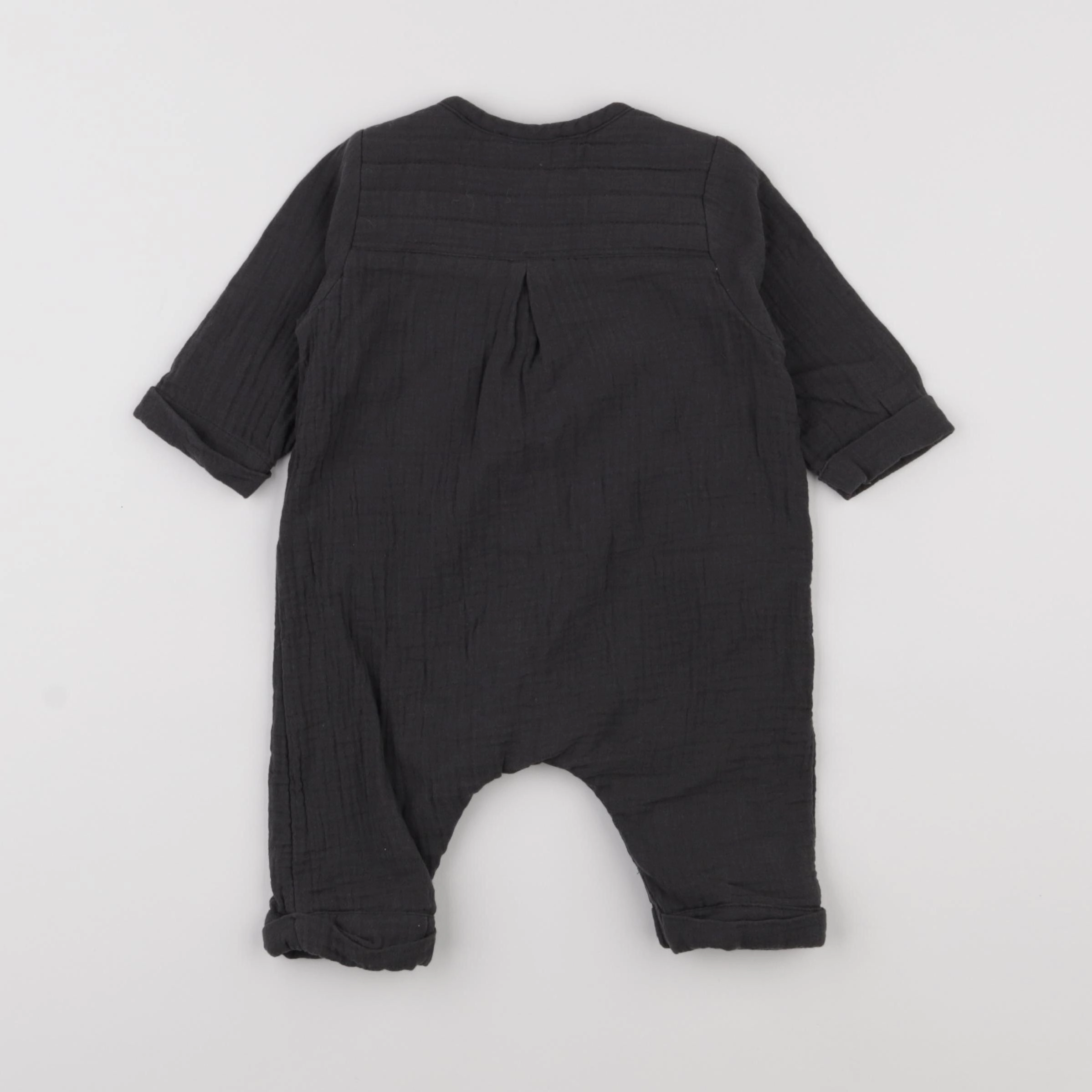 Vertbaudet - combinaison gris - 3 mois