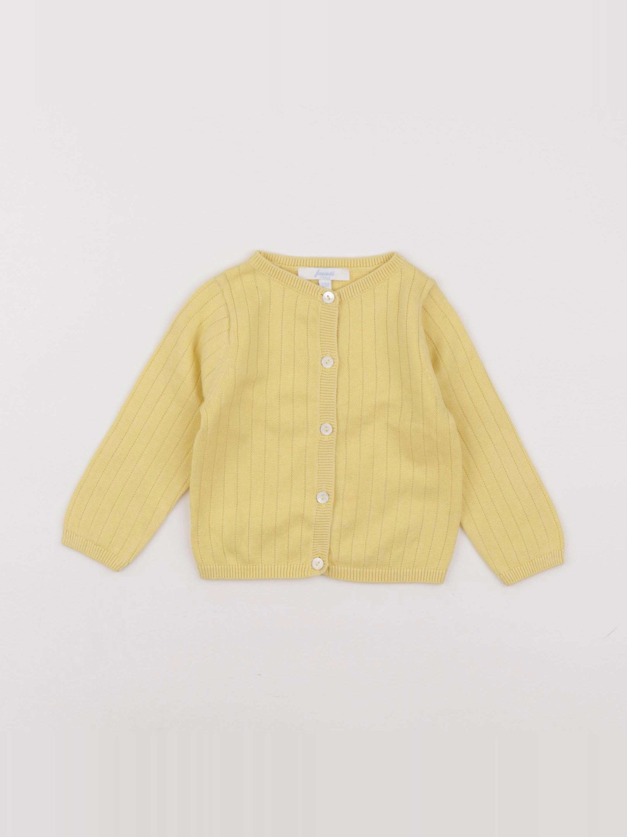Jacadi - gilet jaune - 12 mois