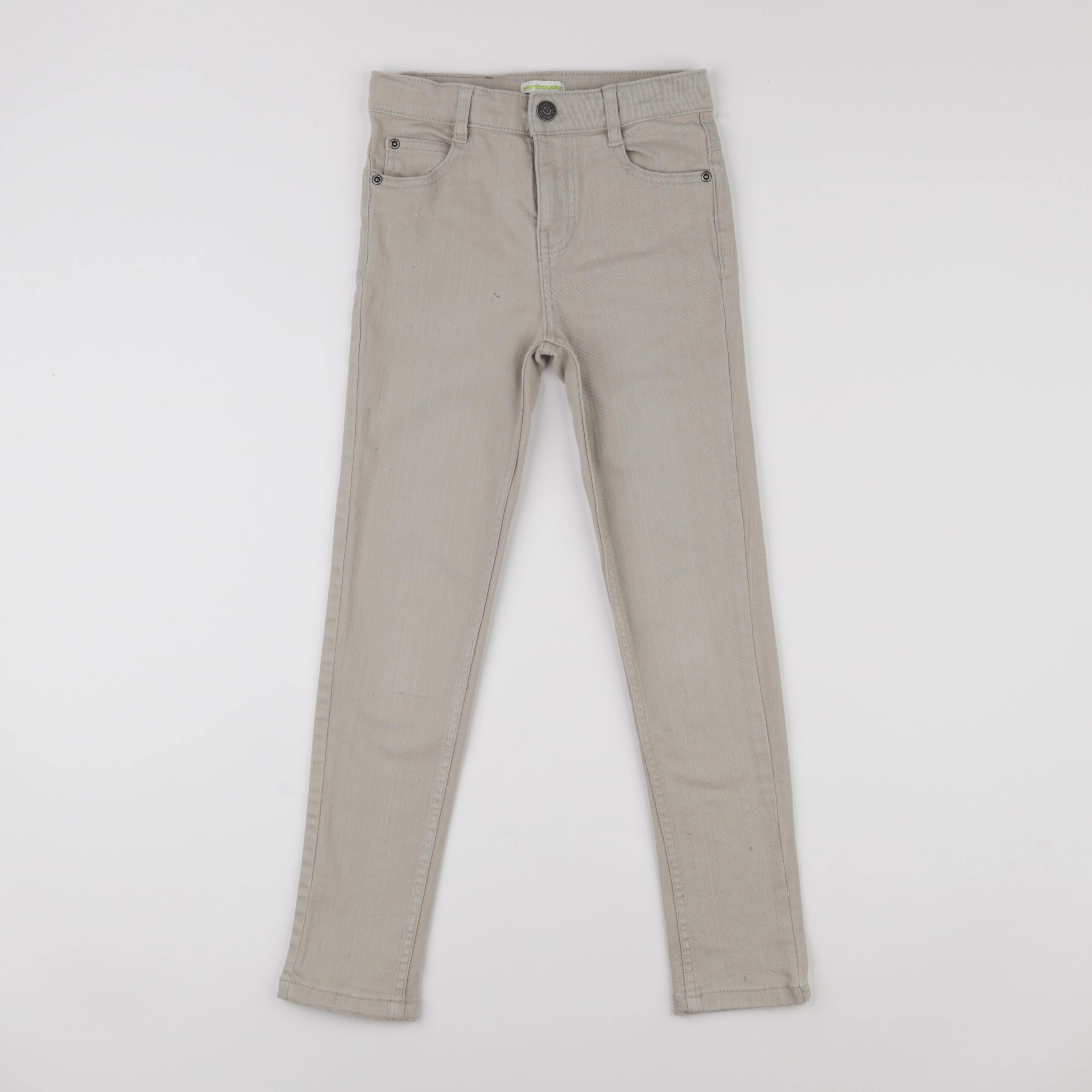 Vertbaudet - pantalon beige - 8 ans