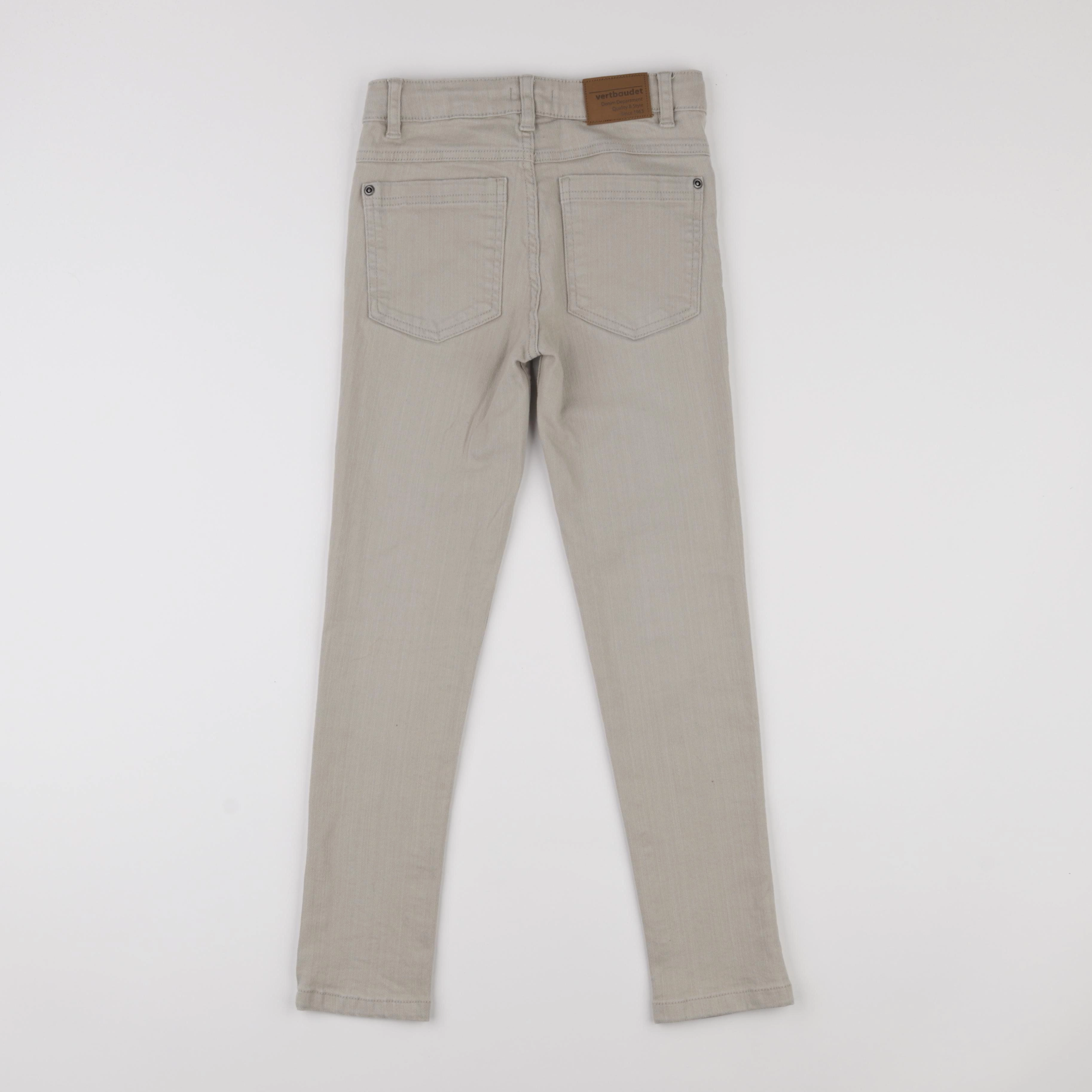 Vertbaudet - pantalon beige - 8 ans