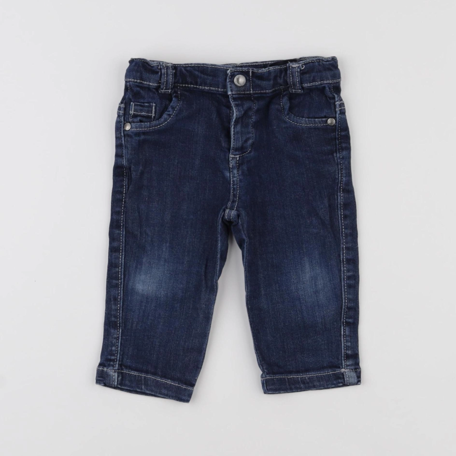 Vertbaudet - short bleu - 9 mois